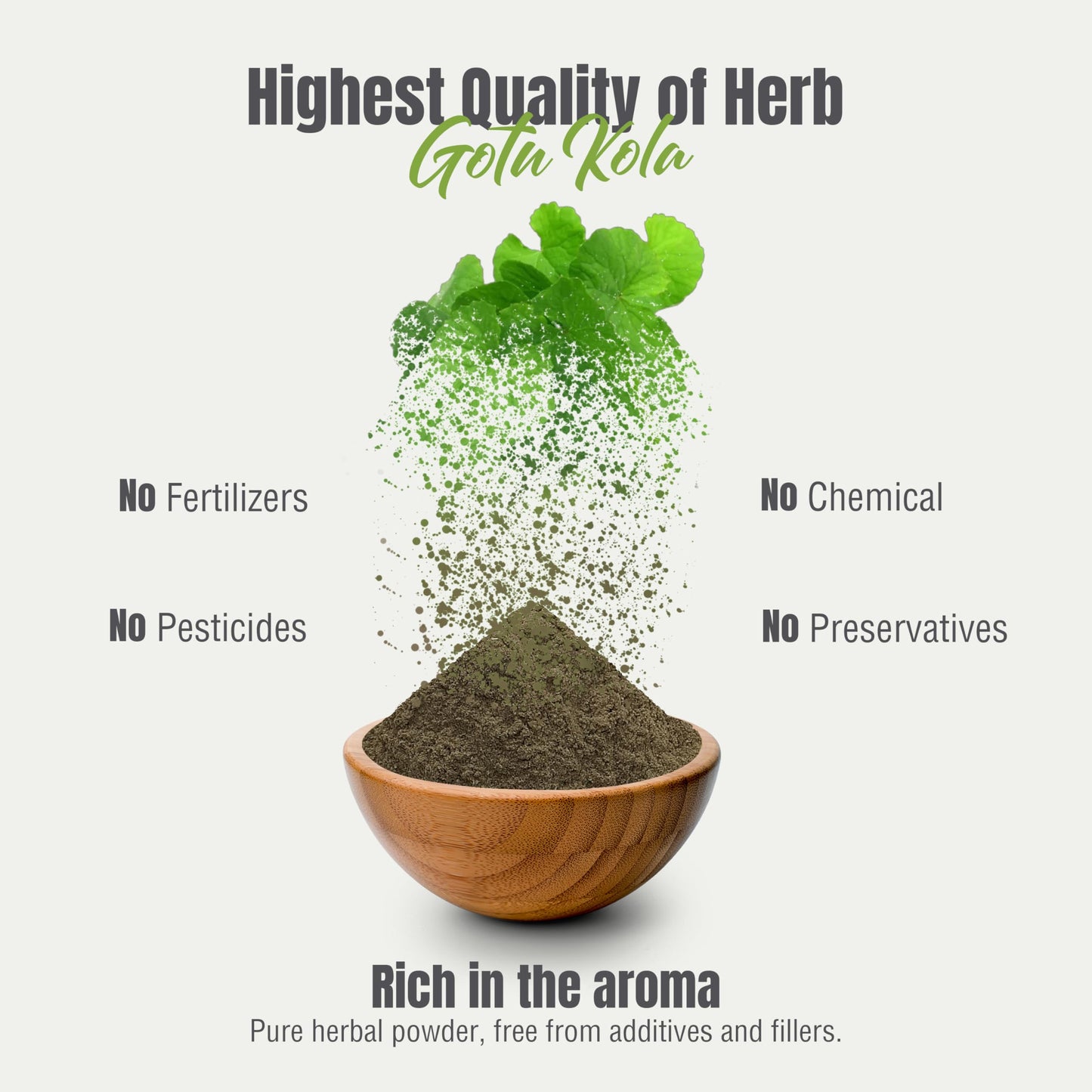 Herbsforever Gotu Kola Powder (Centella Asiatica) 8 Ounce