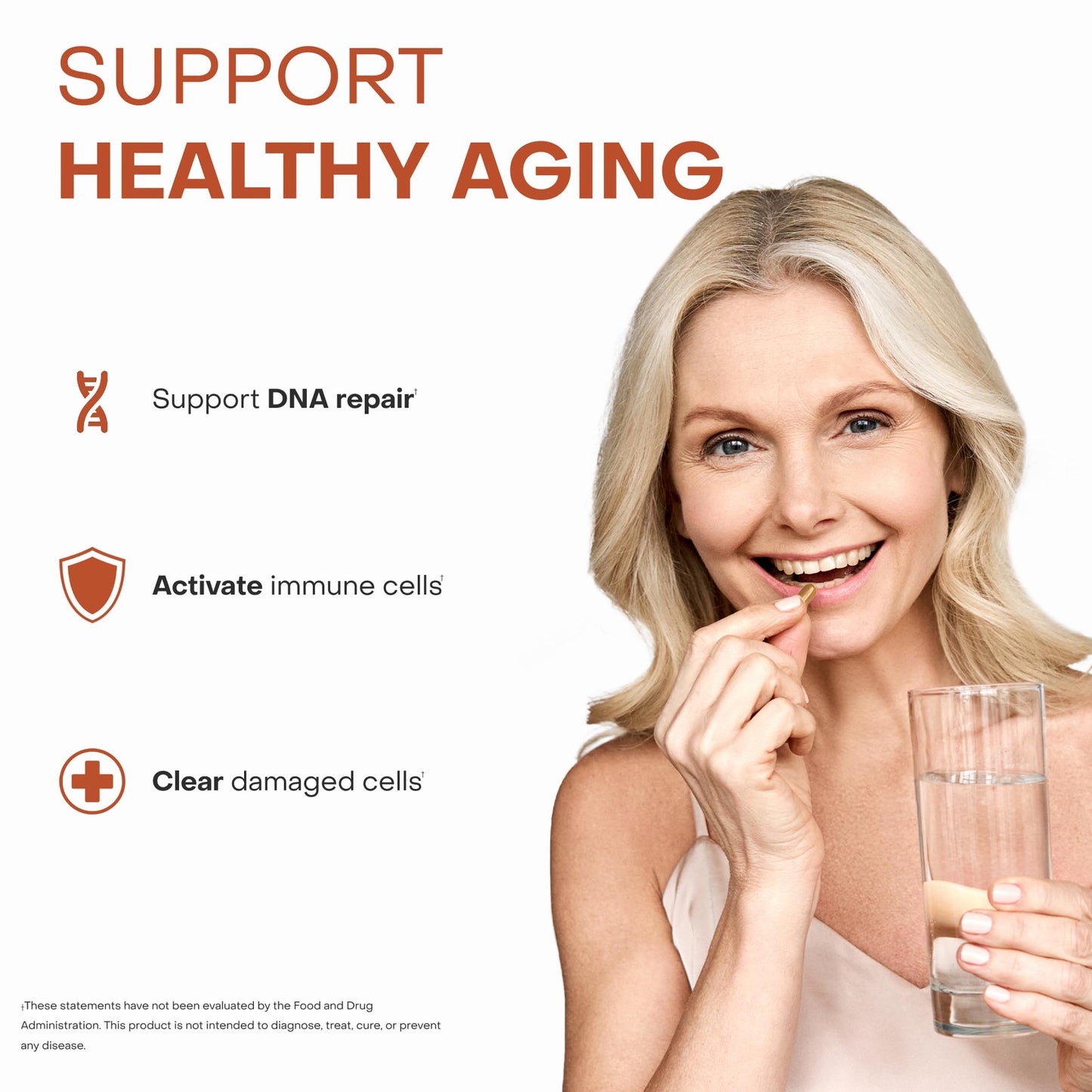 Healthycell Anti-Aging Supplement for DNA Repair and Stem Cell Health, AC-11 - Bioactive Extract of Uncaria Tomentosa (Cat’s Claw) Supports a Healthy Immune System - Vegan, Soy-Free & Gluten-Free Capsules, 30