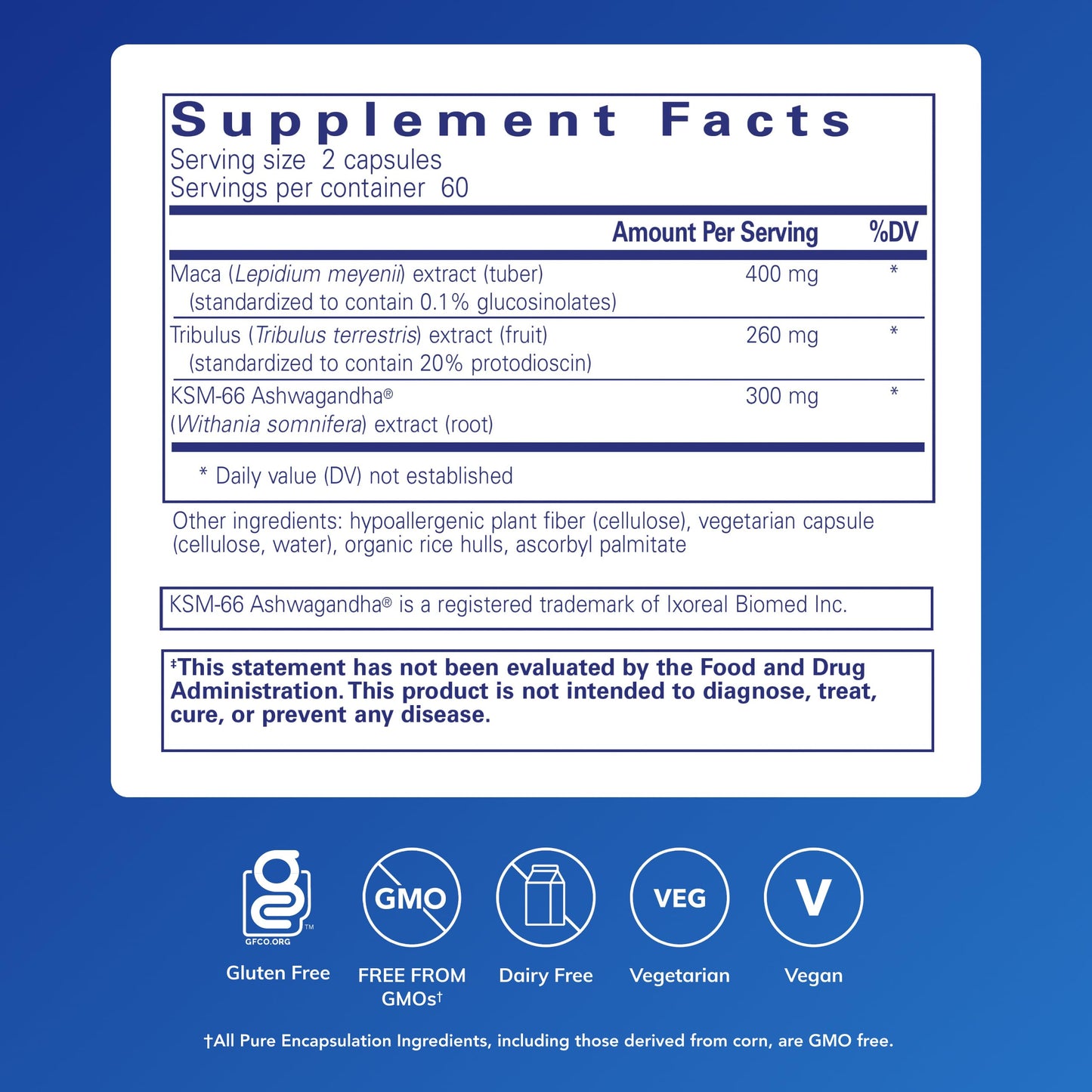 Pure Encapsulations FemiVive Ashwagandha for Women Capsule 120