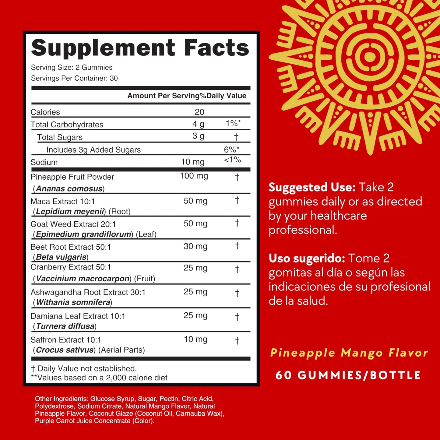 Encinta Herbal Mami Spot Women’s Wellness 60 Gummies
