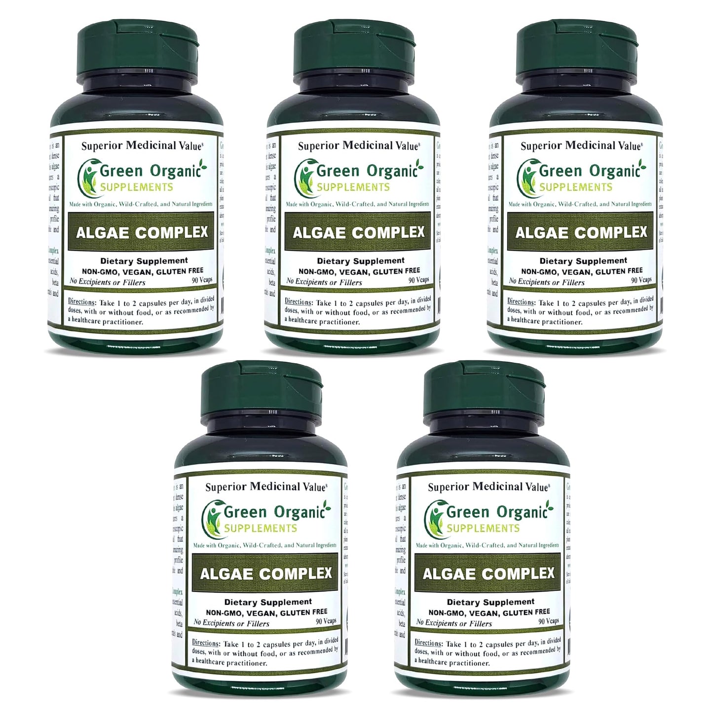 Green Organic Supplements Chlorella Herbal Supplements Tablets 90