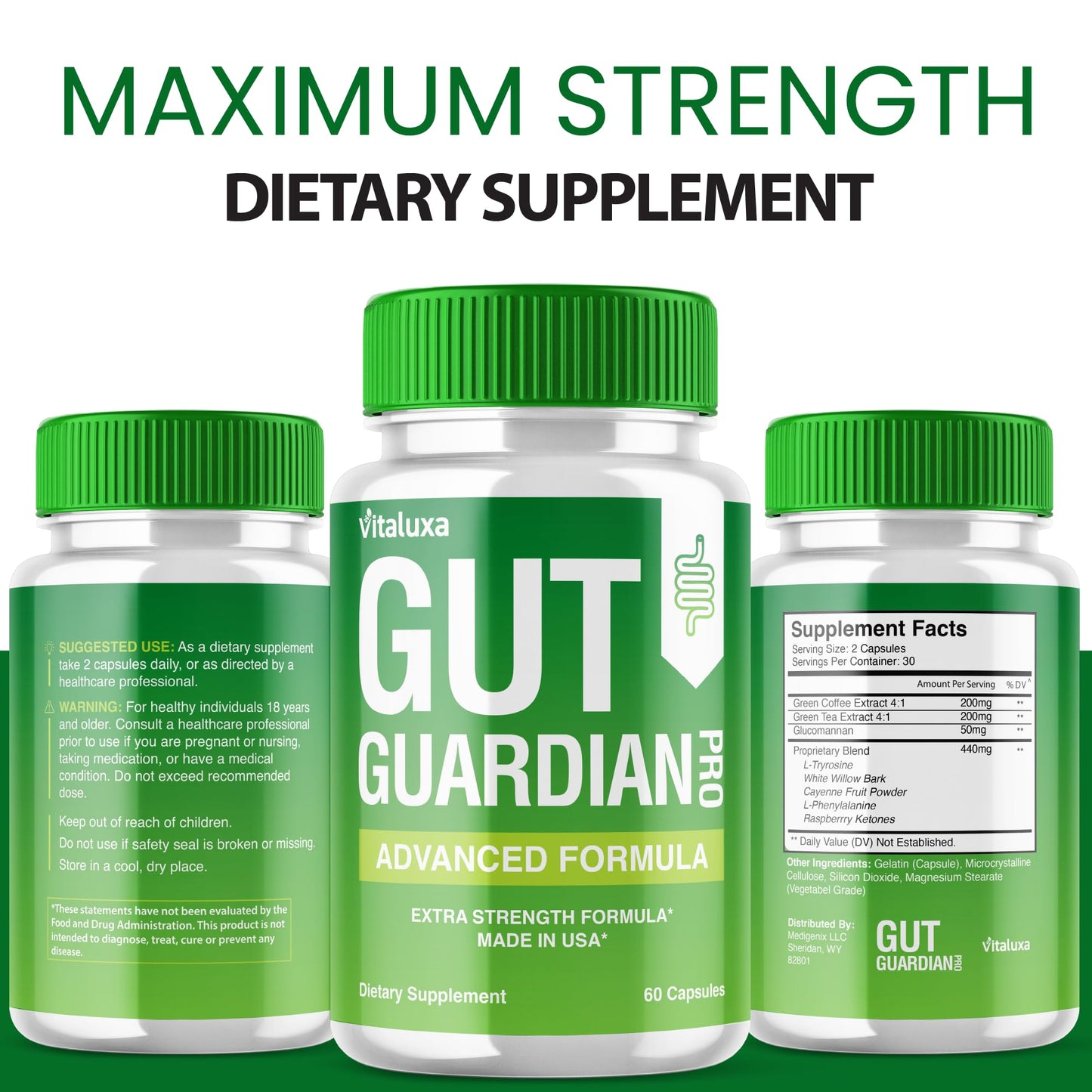 Vitaluxa Gut Guardian Pro 60 Capsules