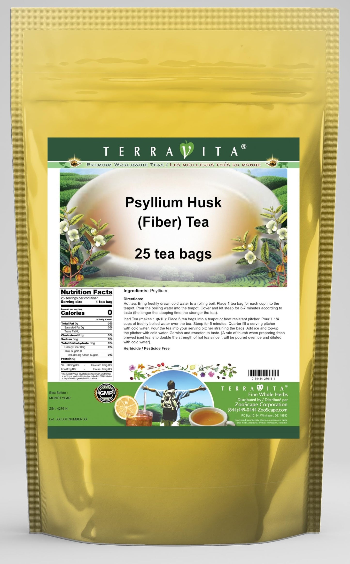Terravita Psyllium Husk Capsule 50 Capsules