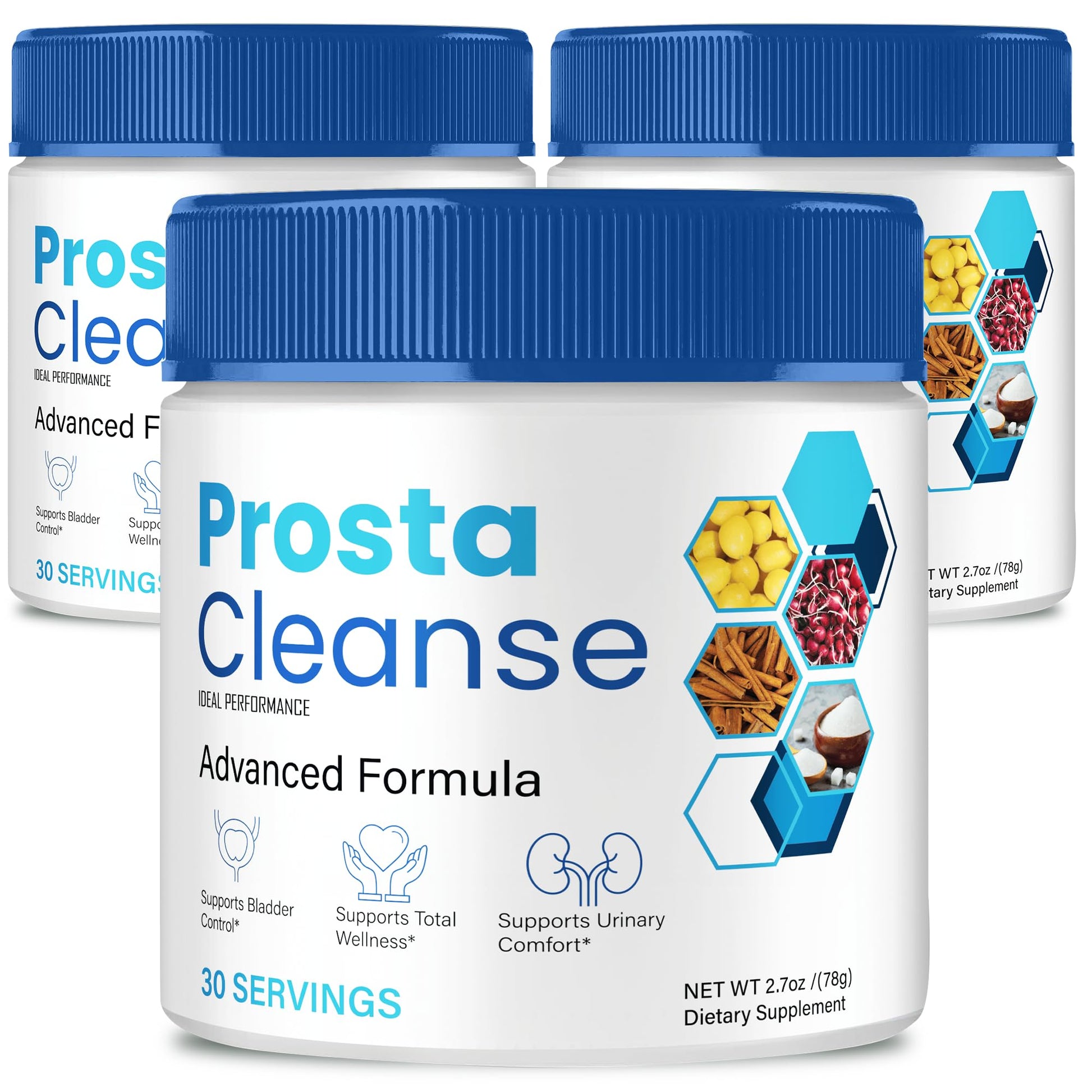 IDEAL PERFORMANCE Prosta Cleanse Prostate Health Supplements Powder 6 oz