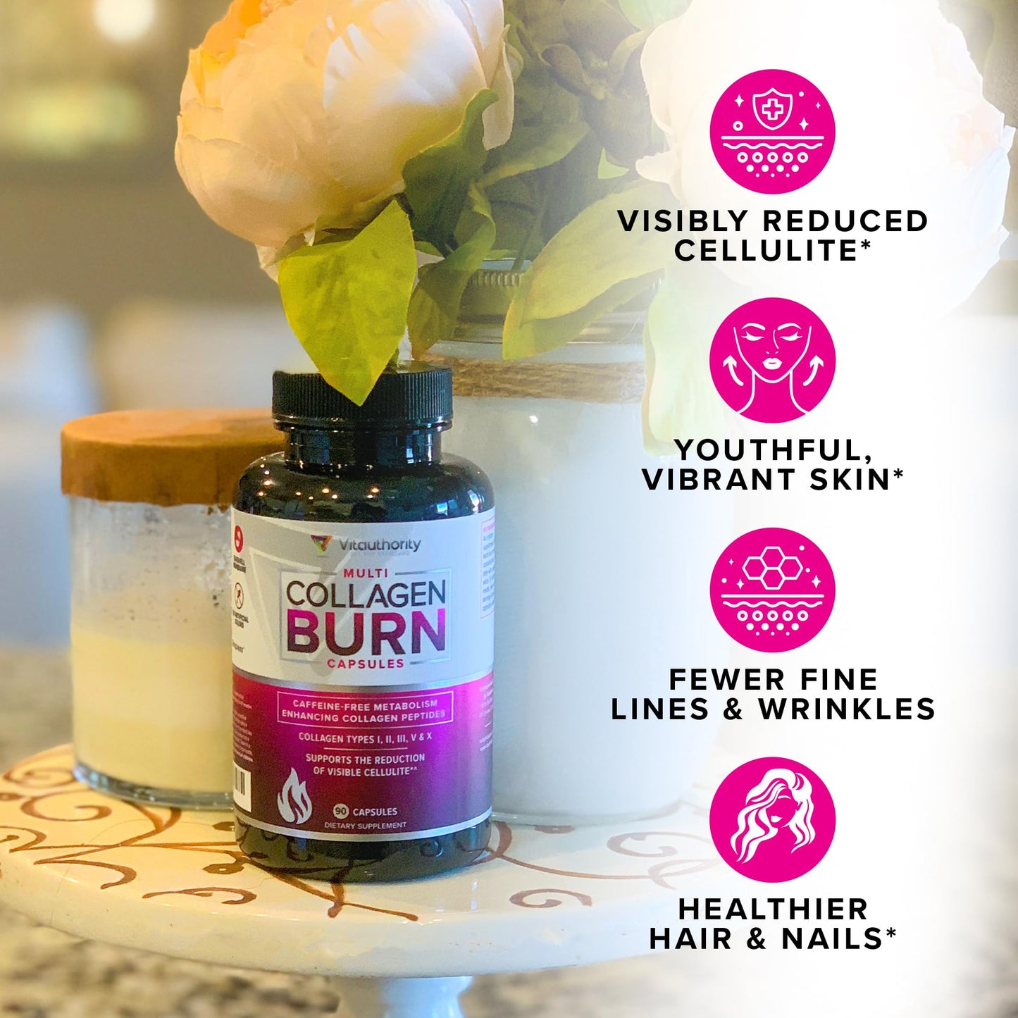 Vitauthority Multi Collagen Burn Capsule 90 Count