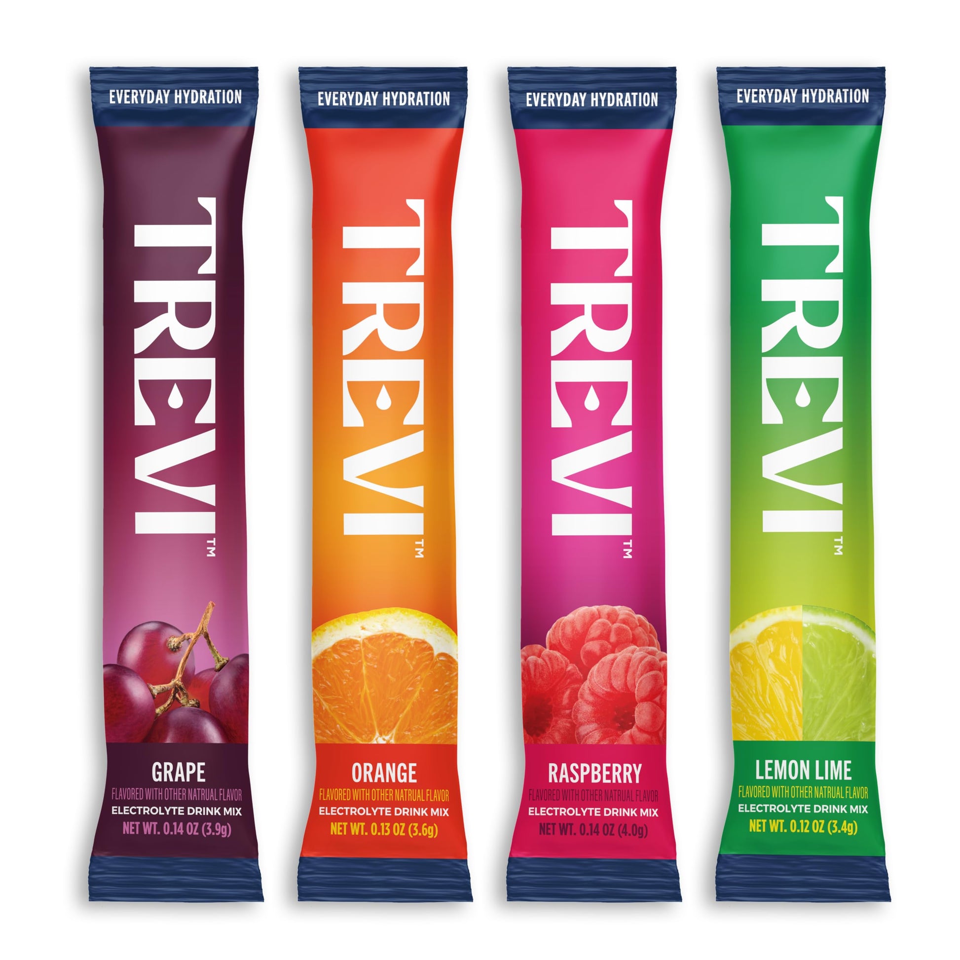 TREVI Electrolytes Powder Packets, Sugar Free Hydration, Classic 20 Pack 2.63