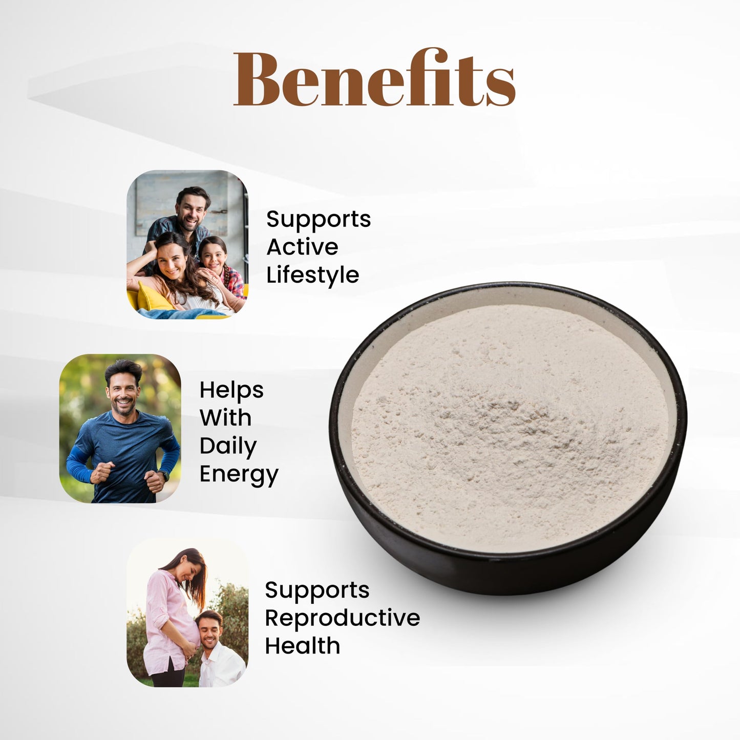 H&C Safed Musli Powder (Chlorphytum Borivillianum), 7.95 oz