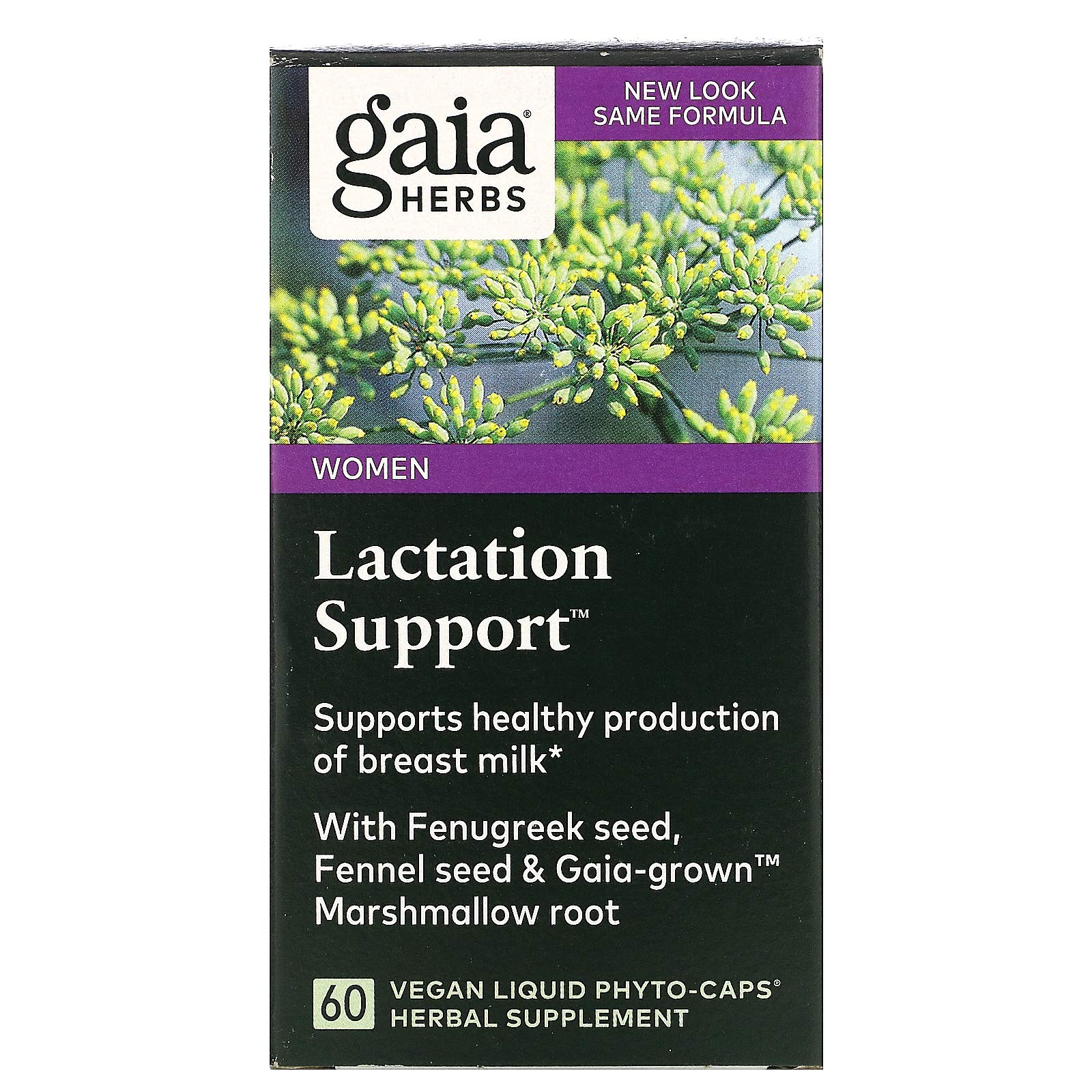 Gaia Herbs Lactation Support Phyto Capsule 60 Count