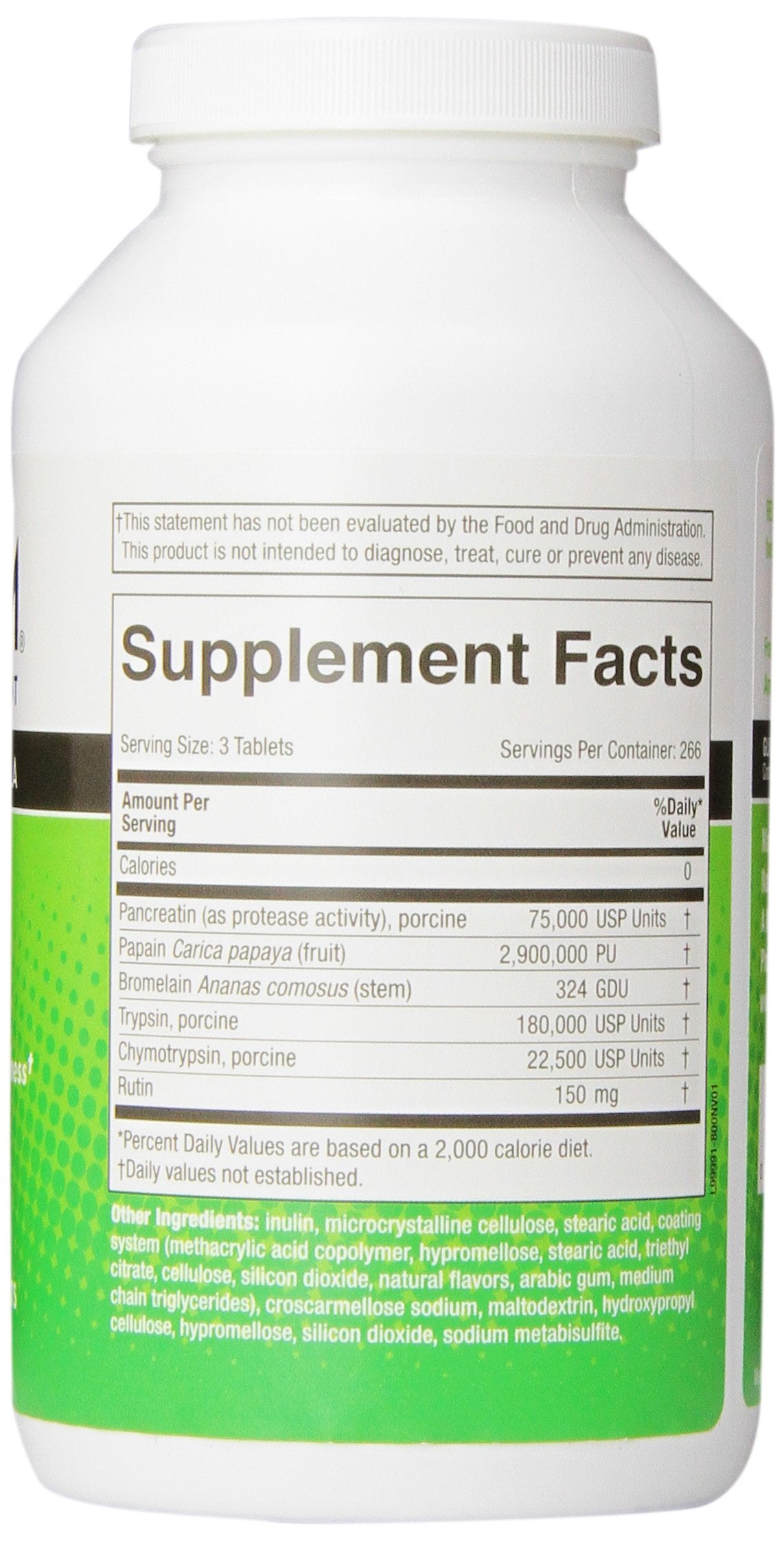 Medizym Systemic Enzyme 800 Tablets