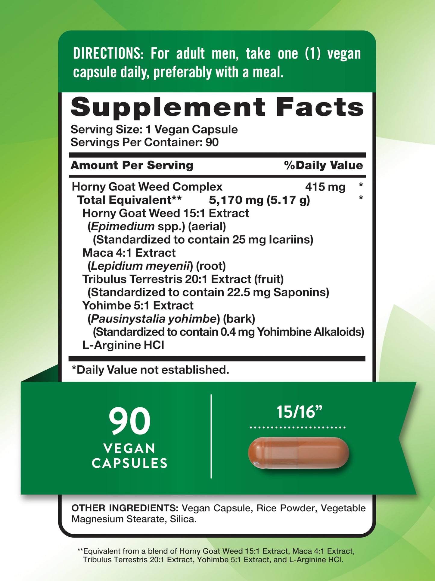 Nature's Truth Horny Goat Weed Complex Capsules, 90 Count
