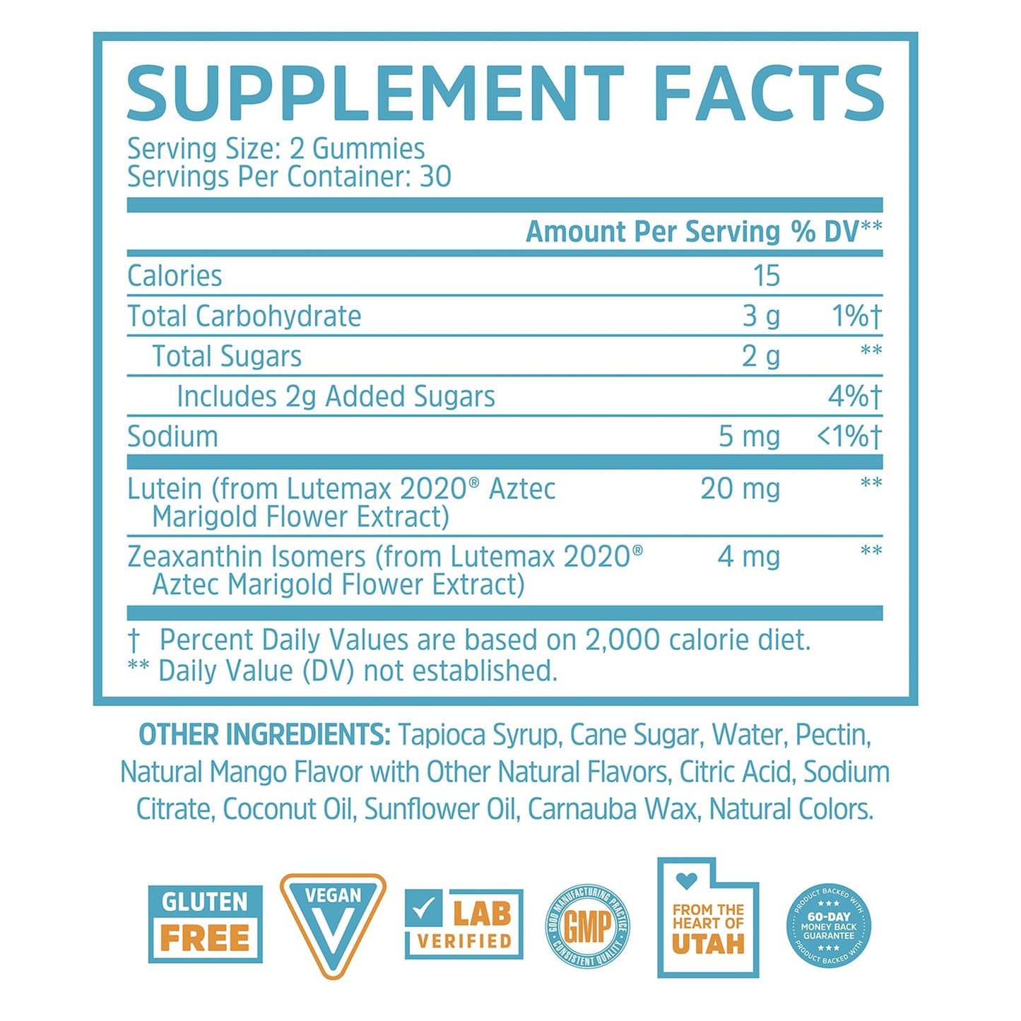 ZHOU Screen Eyes Gummies 60 Count