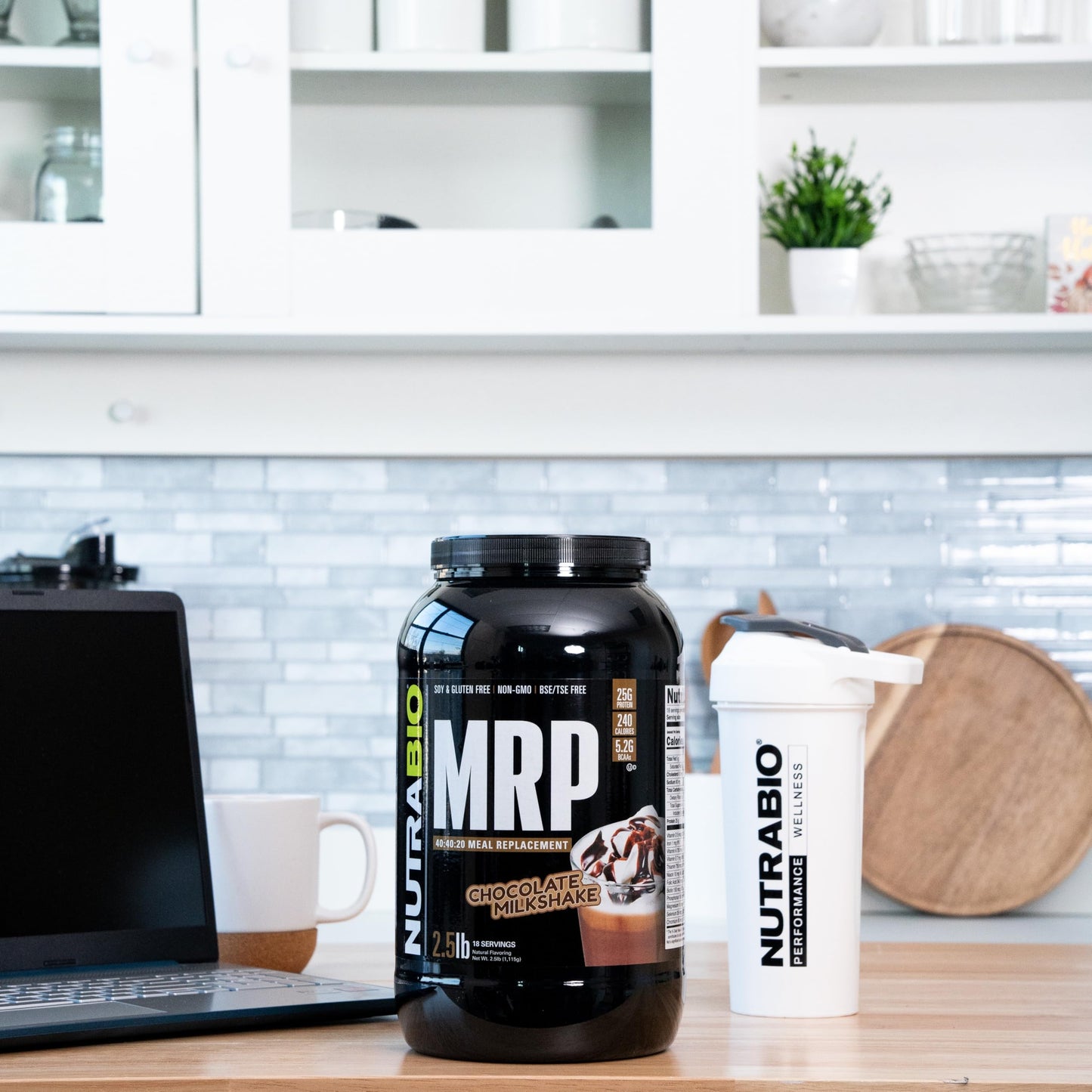 NutraBio MRP Complete Meal Replacement Protein Powder, 40 Servings