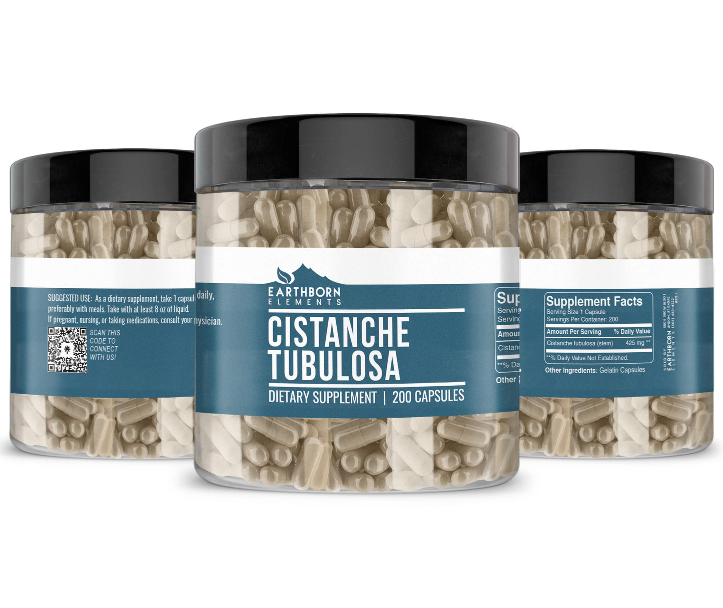 Earthborn Elements Cistanche Tubulosa Capsules, 200 Count