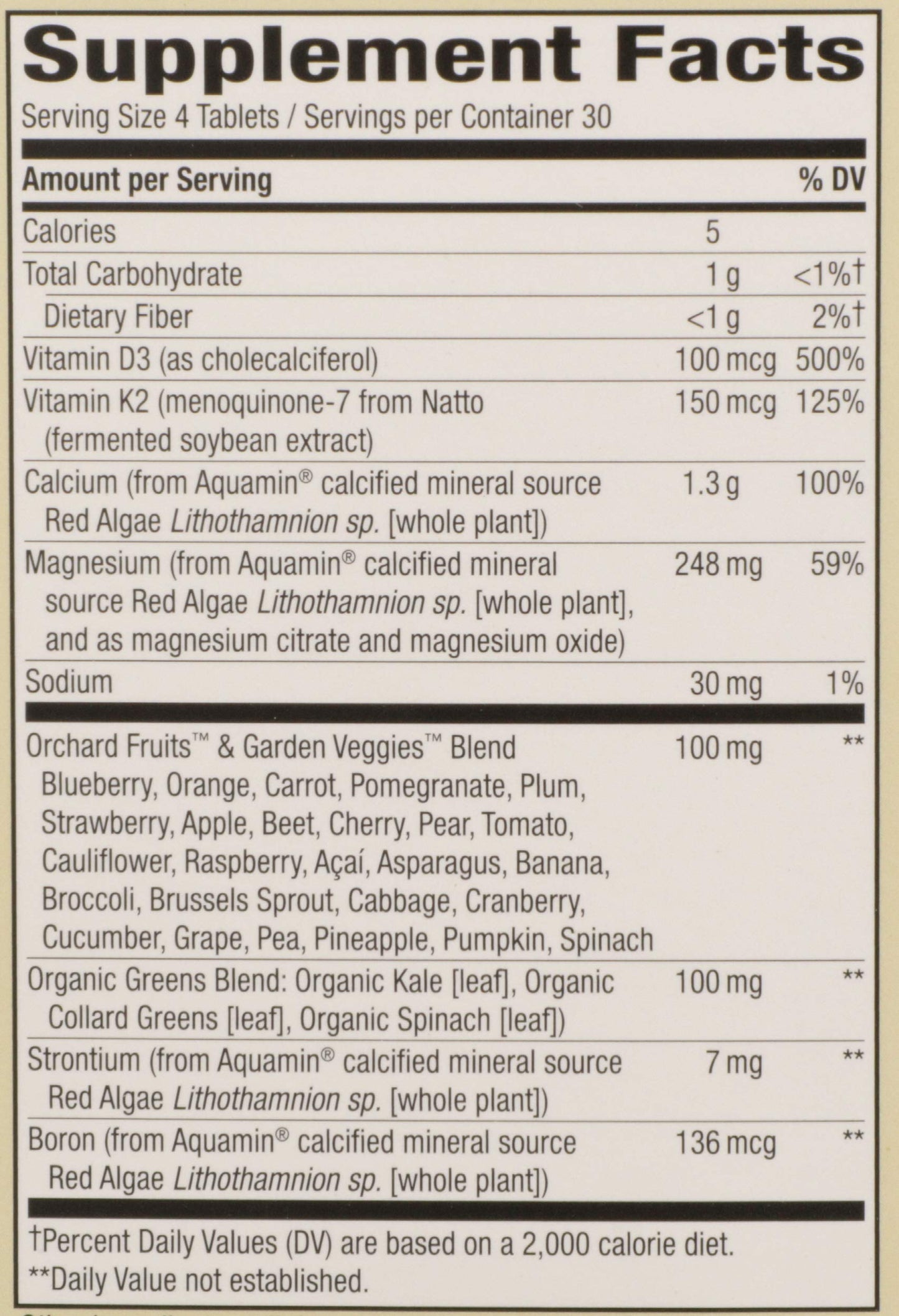 Nature's Way Alive Calcium Tablets 120