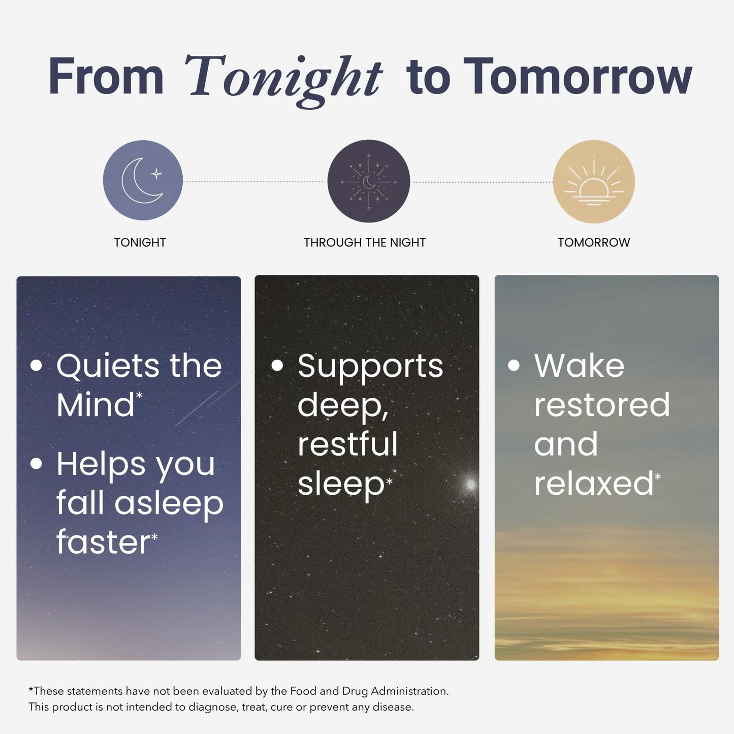 Dobel USA Relax & Sleep - Melatonin Free Sleep Aid for Adults - Magnesium Glycinate, Ashwagandha, GABA & 5-HTP - Non-Habit Forming Tablets, 60 Count