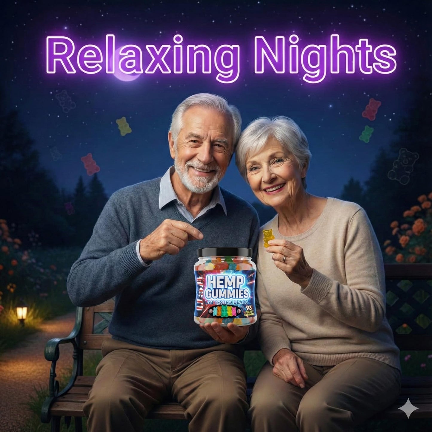 Healthergize Hemp Gummies For Sleep And Calm Chewable 13 Count