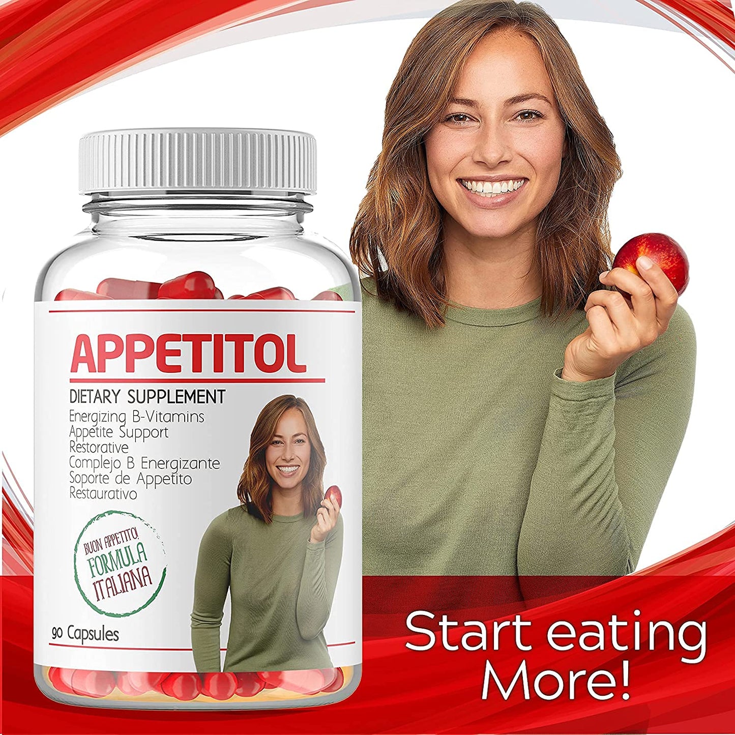 CJ Labs Appetitol Appetite-Weight Gain Capsules 90 Count