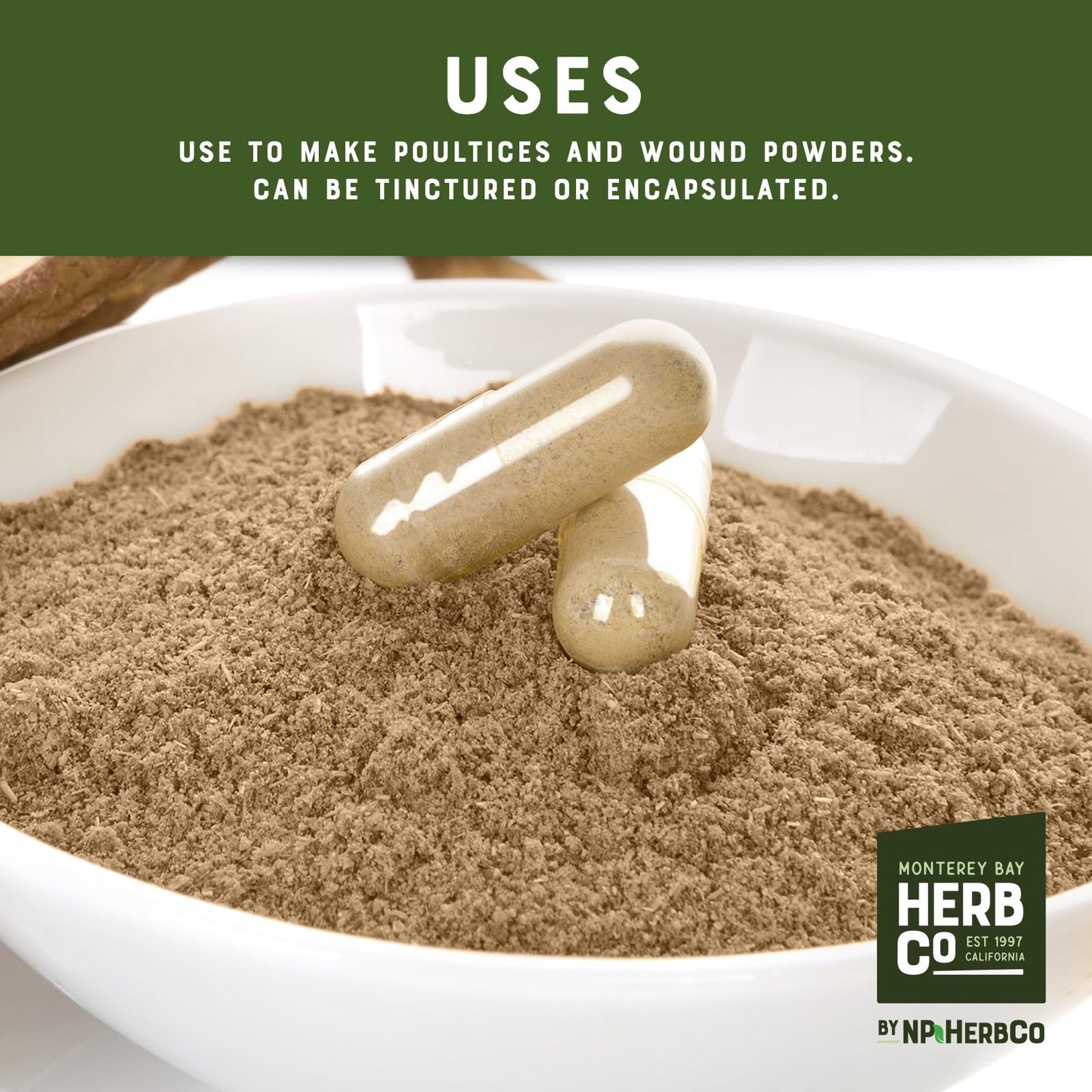 MONTEREY BAY HERB CO Eleuthero Root Powder, 16 oz