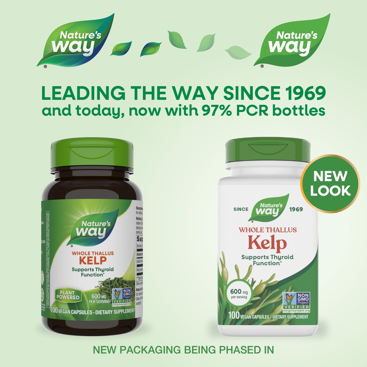 Nature's Way Kelp 600 mg Capsules, 100 Count