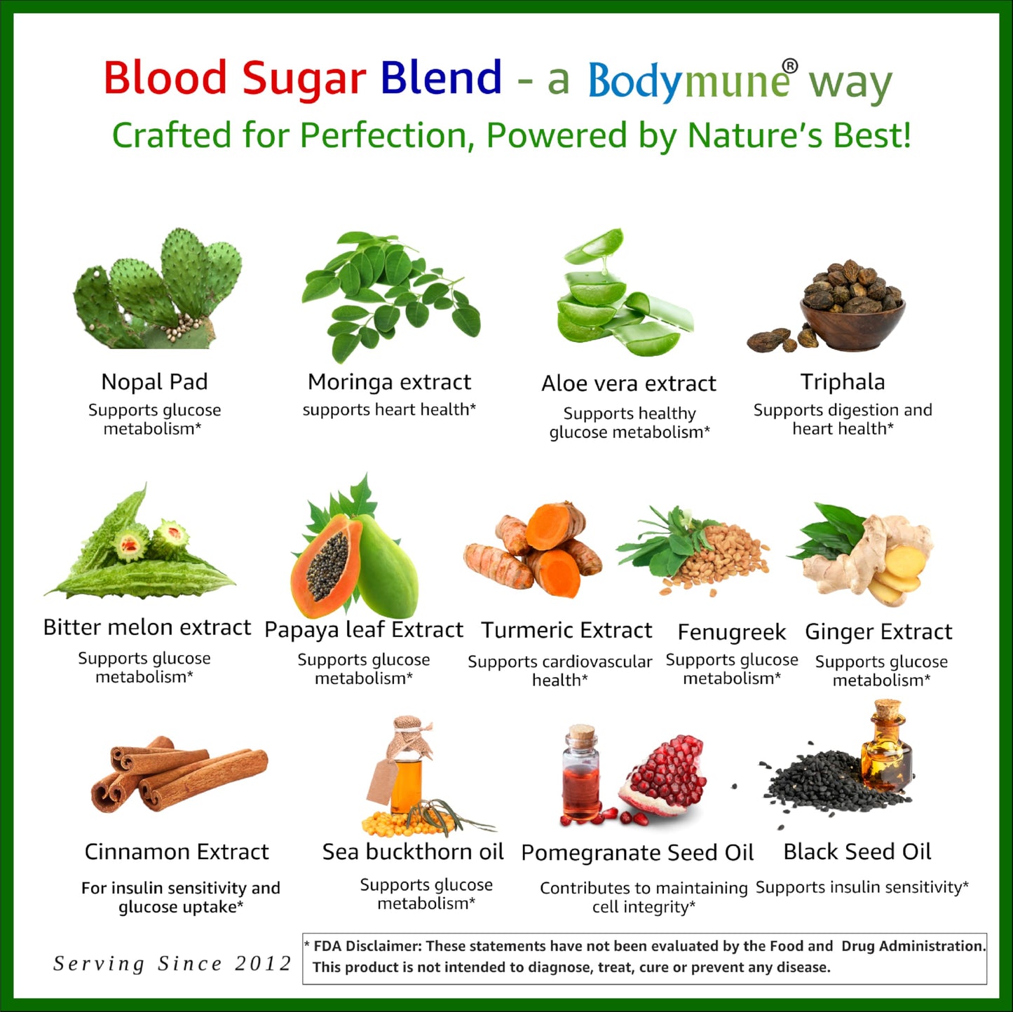 Bodymune Blood Sugar Blend, 30 Capsules