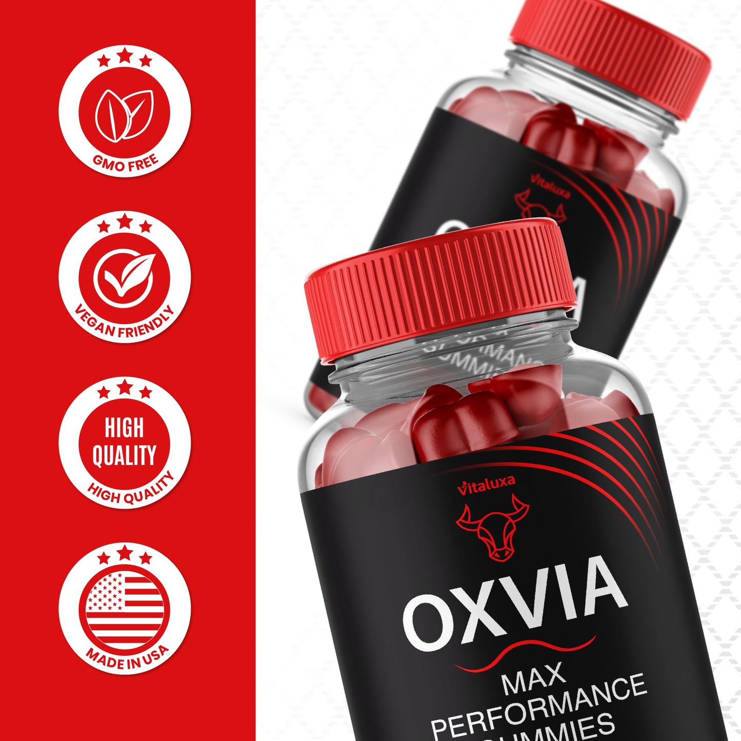 Vitaluxa Oxvia Gummies 180 Count
