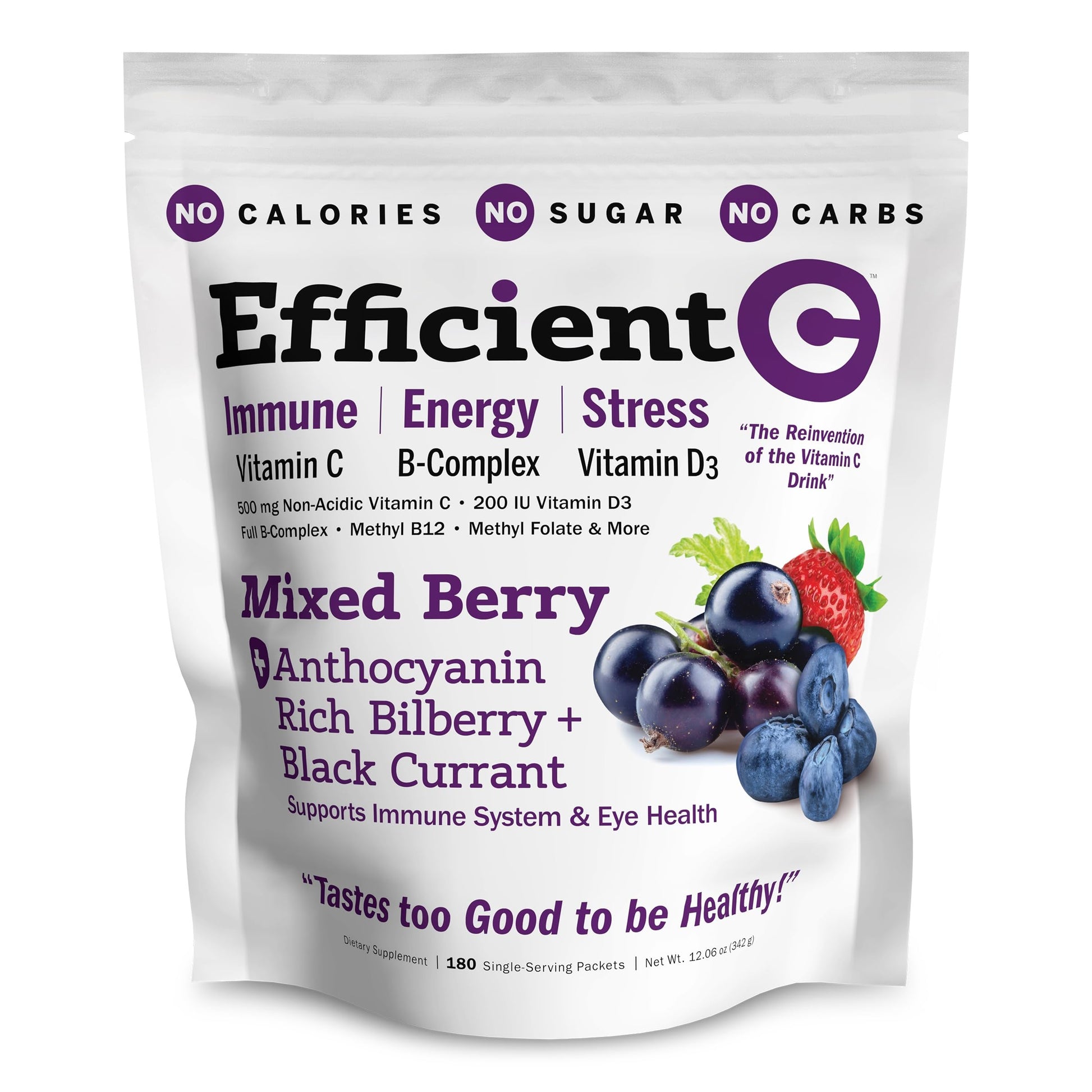ANDREW LESSMAN Efficient C Mixed Berry Powder 180 Packets