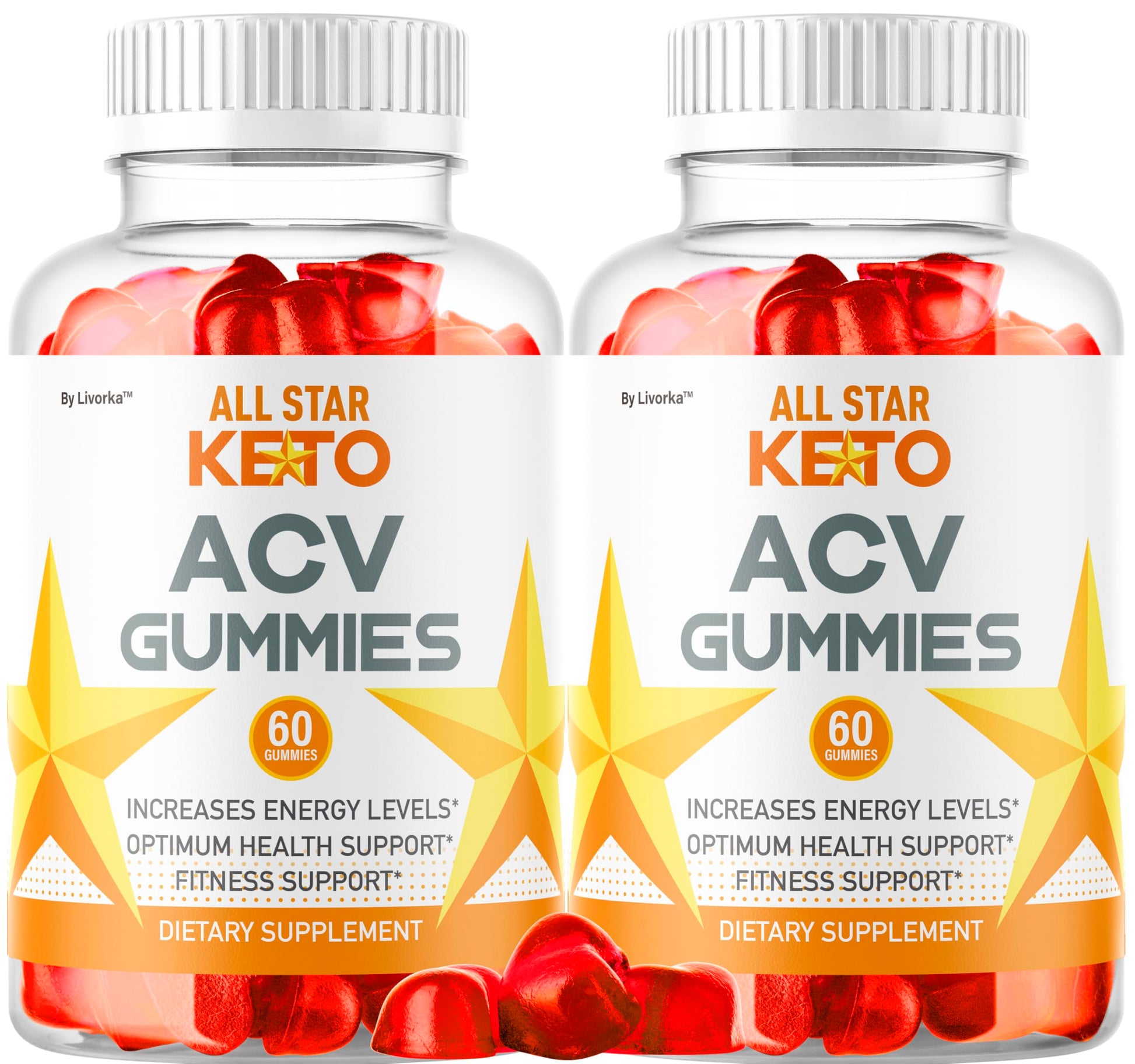 LIVORKA All Star Keto Gummies Advanced Premium Formula All Natural, 120 Gummies