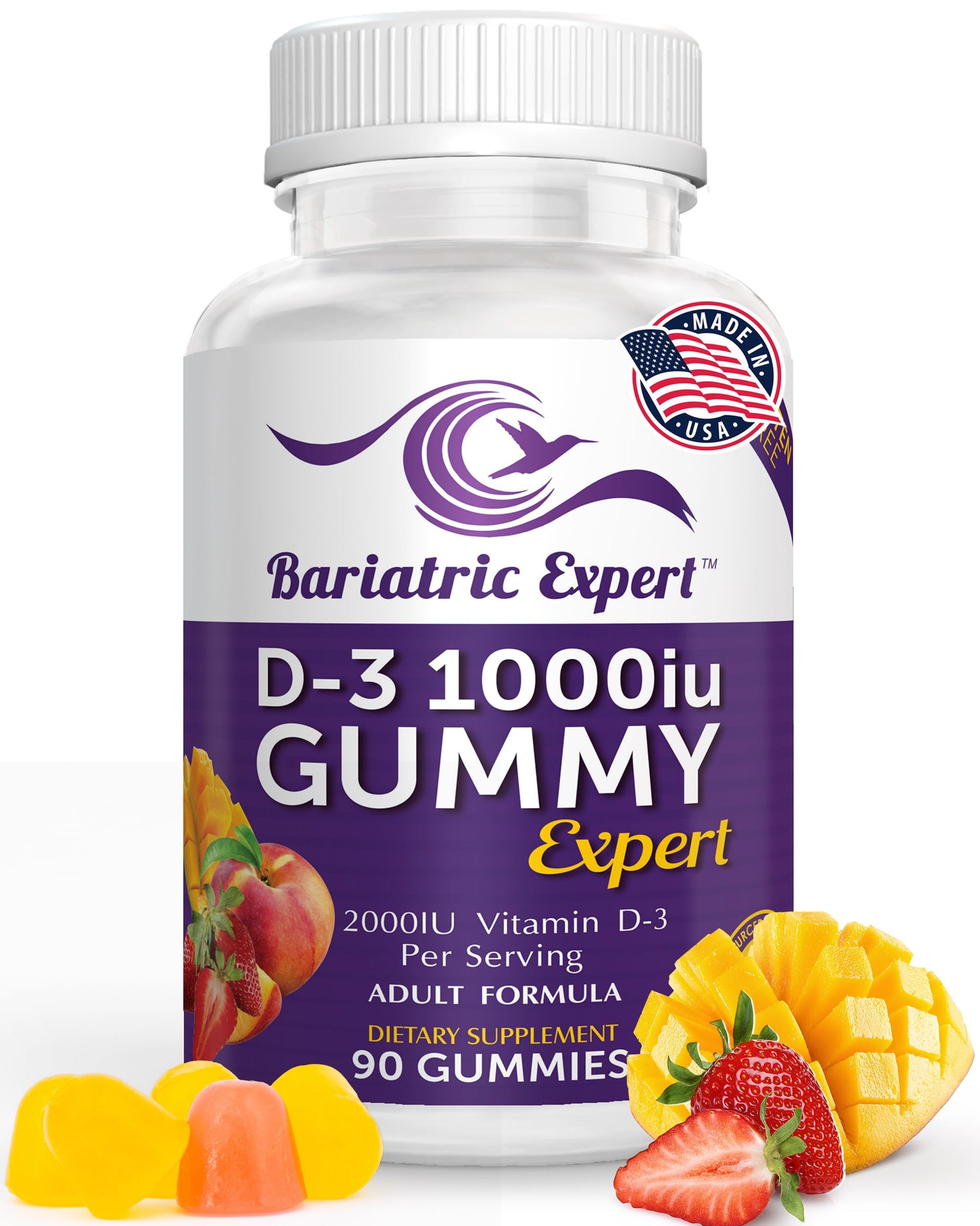 Bariatric Food Expert D3 Vitamin Gummy, 1 Count