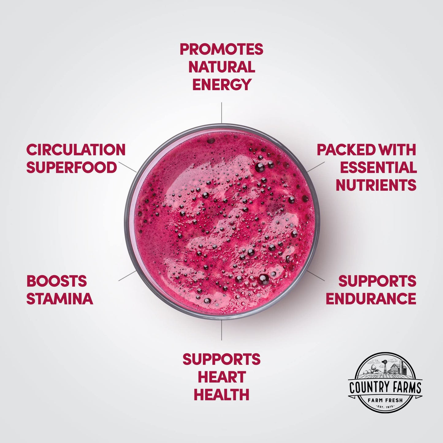 Country Farms Bountiful Beets Powder 21.2 Ounces