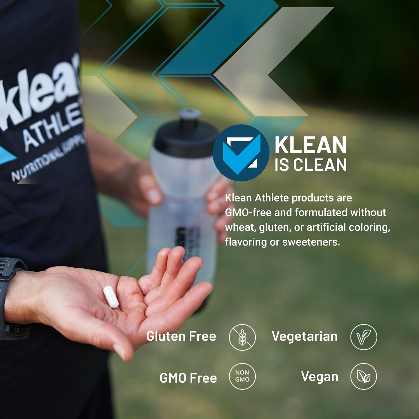 Klean Athlete Klean Ashwagandha - for Occasional Stress - Supports Adaptations to Training* - Adaptogen Blend - Vegan & Non GMO, 60 Capsules