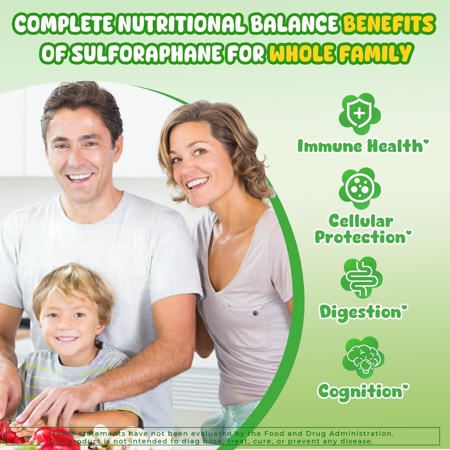 NEVISS Liposomal Sulforaphane Gummies from Organic Broccoli Sprouts with Superfood, Beta Glucans, Myrosinase, White Mustard for Kids 4+ & Adults Immune, Cell Health, Antioxidants, Vegan, Sugar Free, 120 Gummies