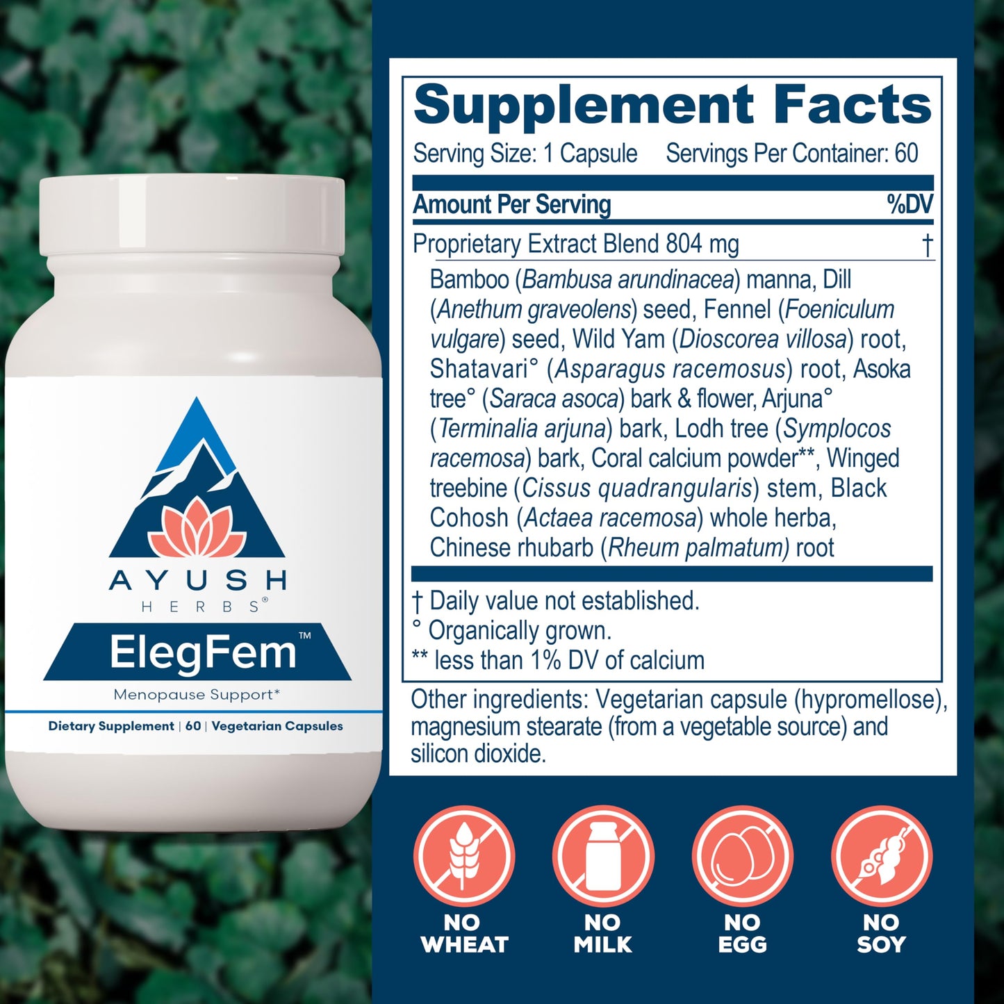 Ayush Herbs ElegFem Capsules 60
