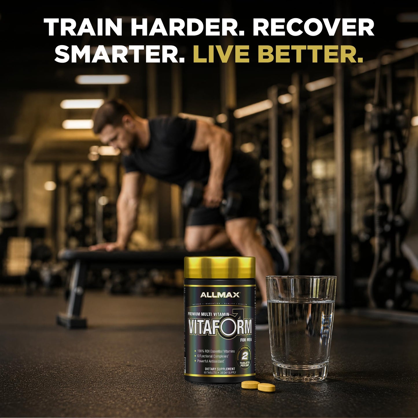 ALLMAX Vitaform Performance Vitamin for Men Tablets, 60 Tablets