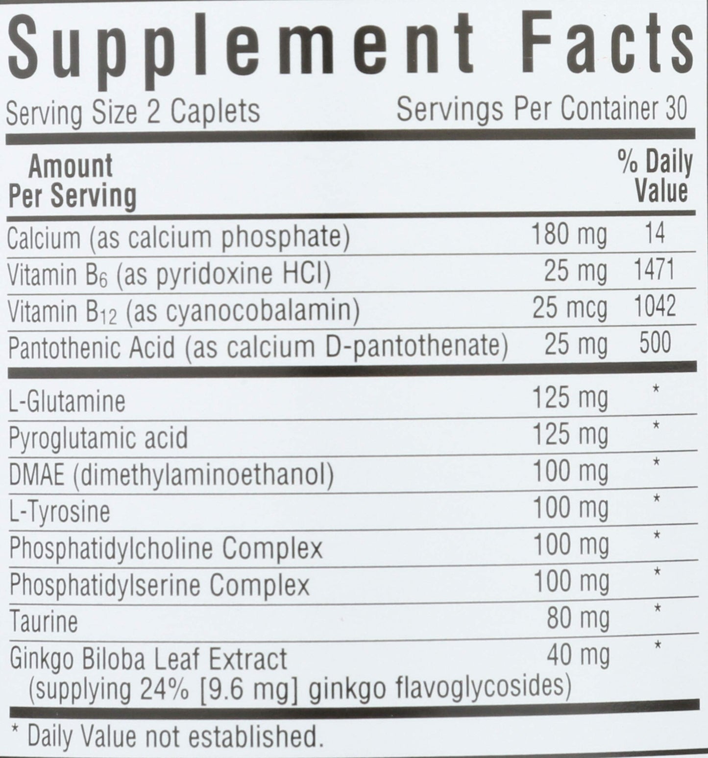 BlueBonnet Power Thought Tablets, 60 Count