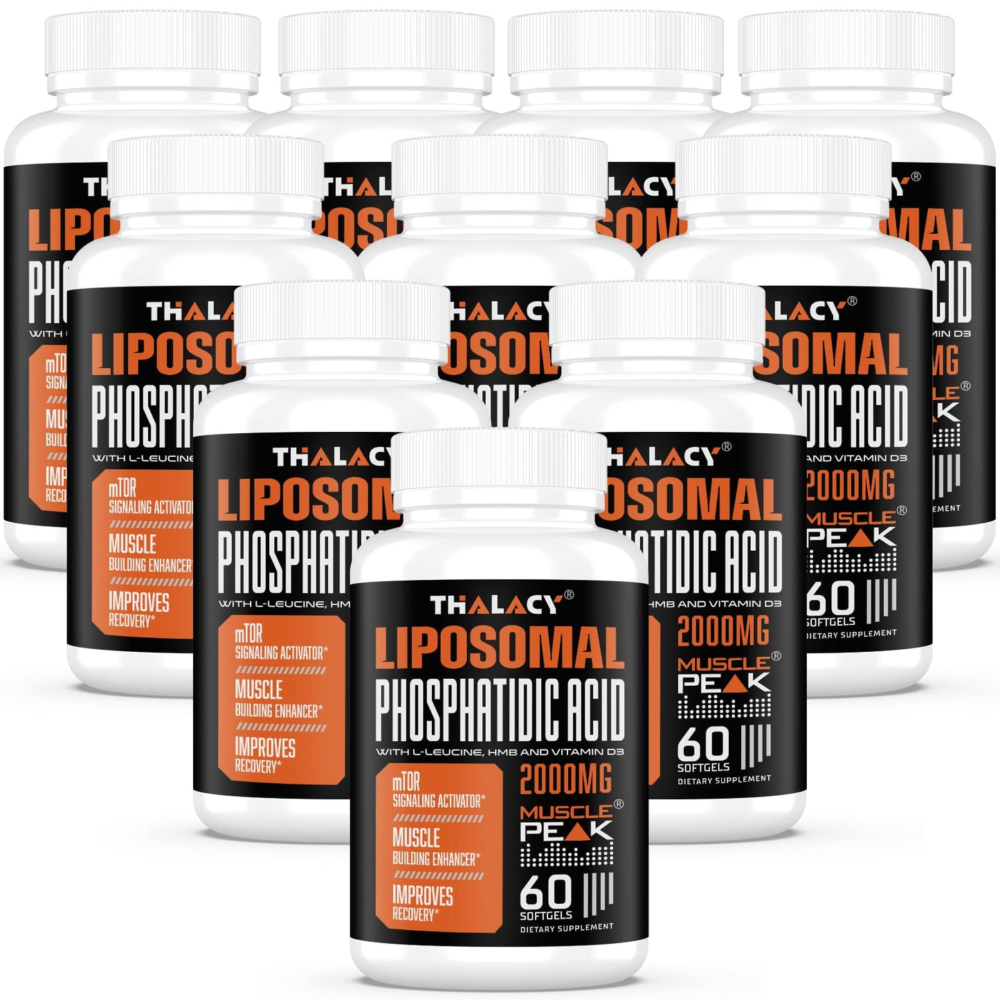 Thalacy Liposomal Phosphatidic Acid (PA), 2000mg Formula Softgels, 600 Count