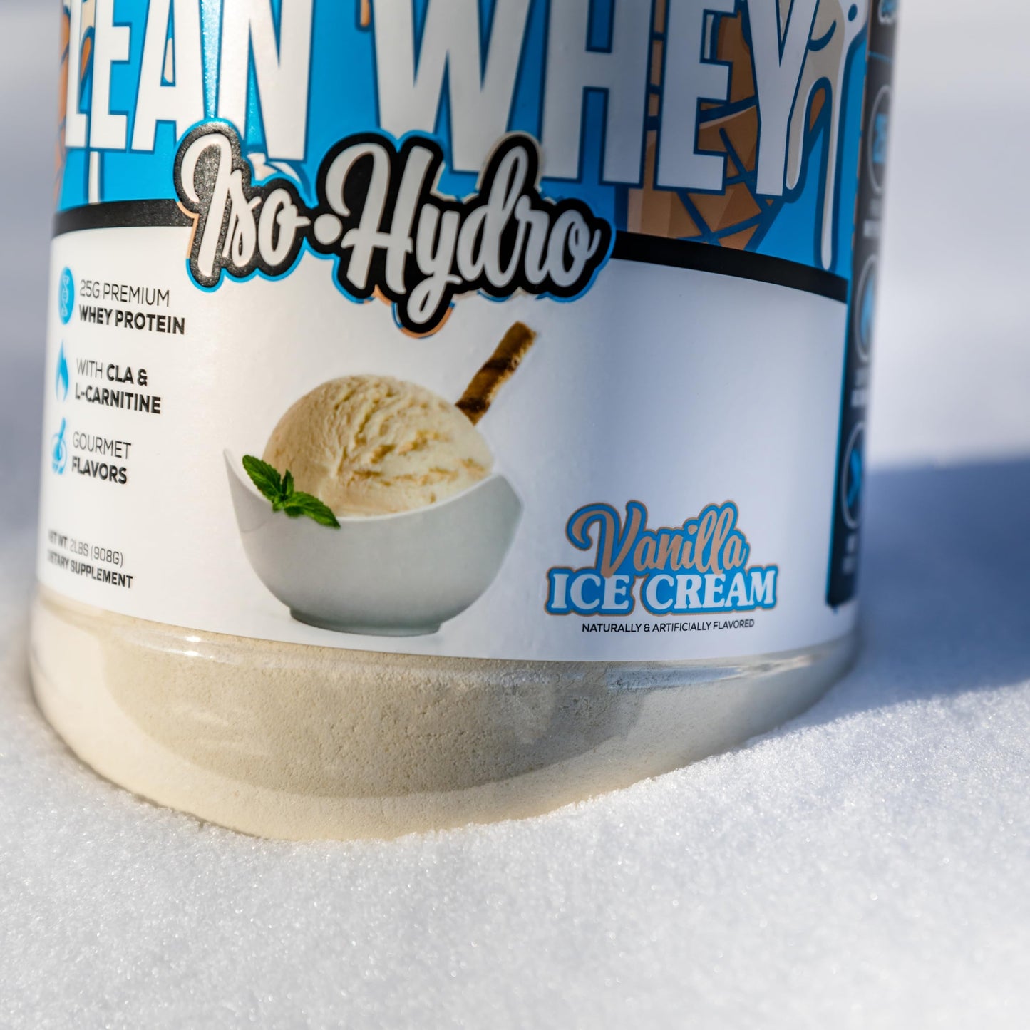 Musclesport Lean Whey Revolution Protein Powder Vanilla Ice Cream - 80 Scoops