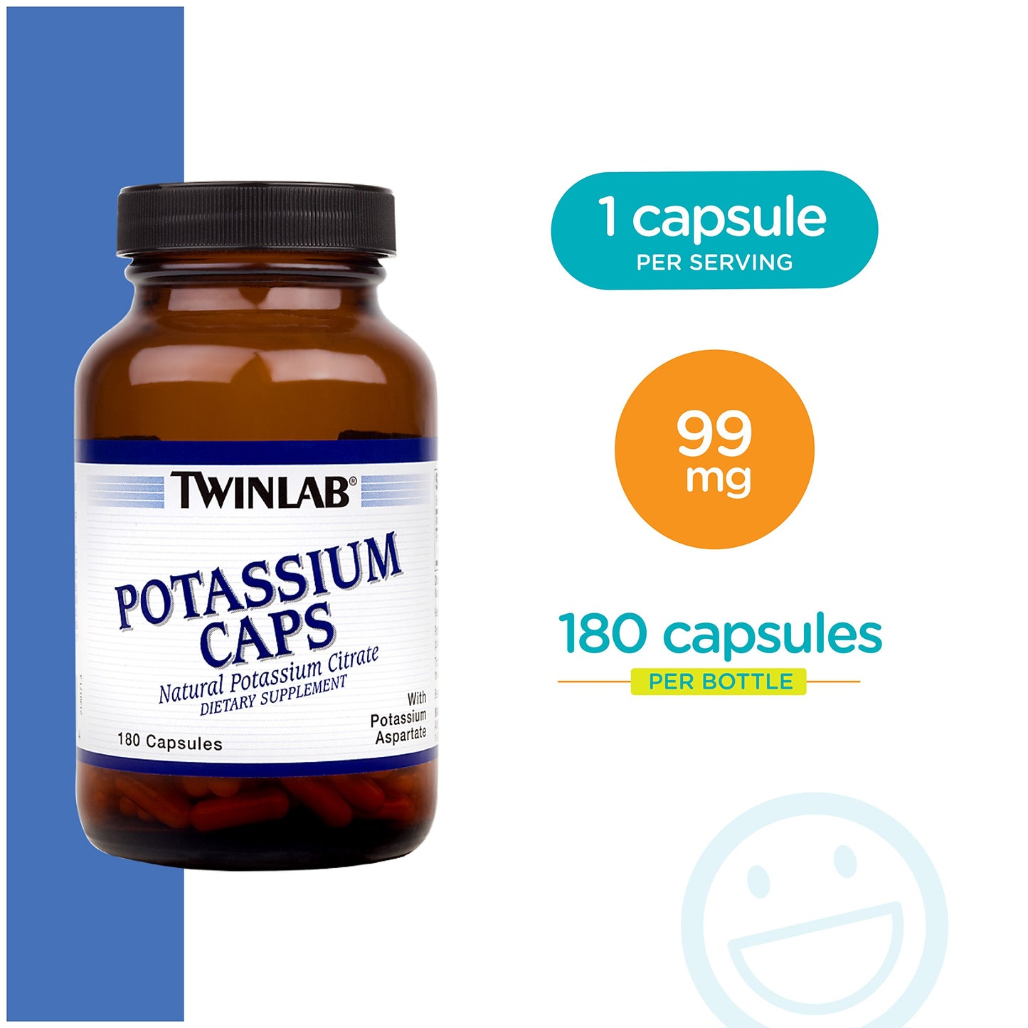 Twinlab Potassium Capsules 540 Count