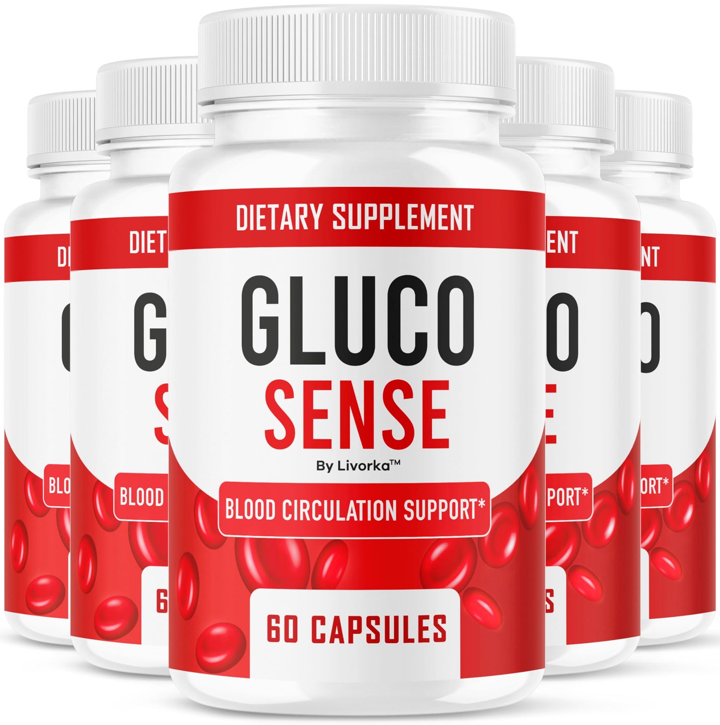 LIVORKA GlucoSense Capsules, 300 Capsules