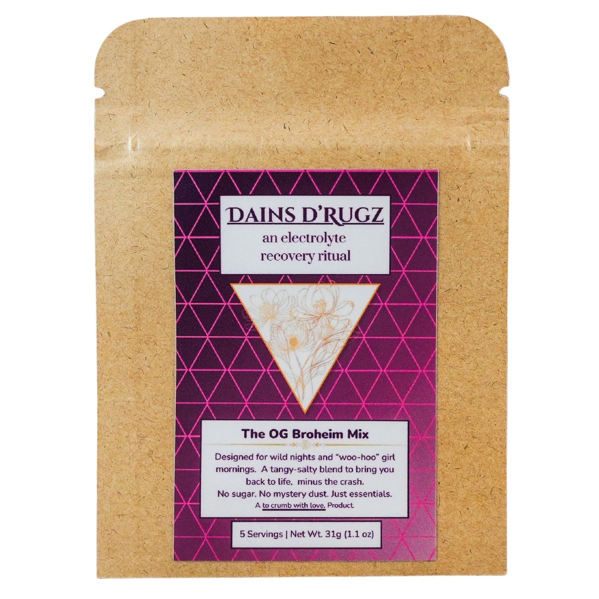 Dains d'Rugz Electrolyte Powder 1.1 Ounce