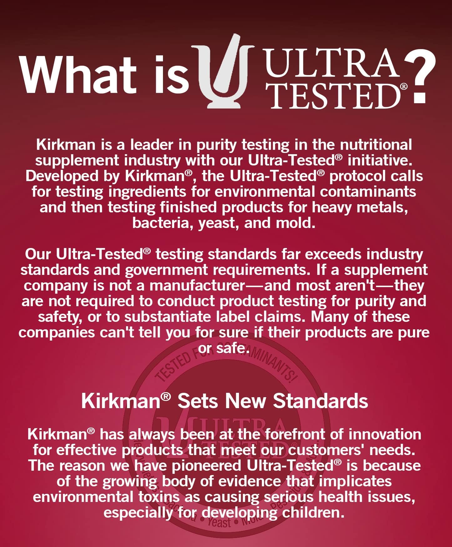Kirkman Super Nu-Thera Multivitamin Teen & Adult Capsule 180 Count