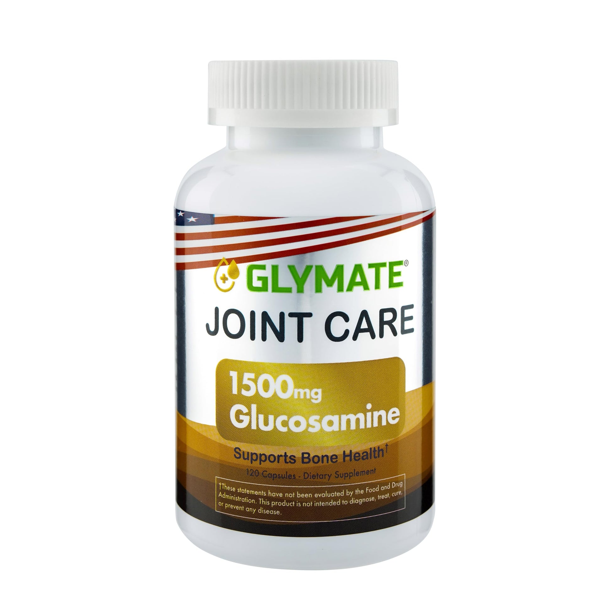 Glymate Glucosamine 1500mg Capsules 120 Count