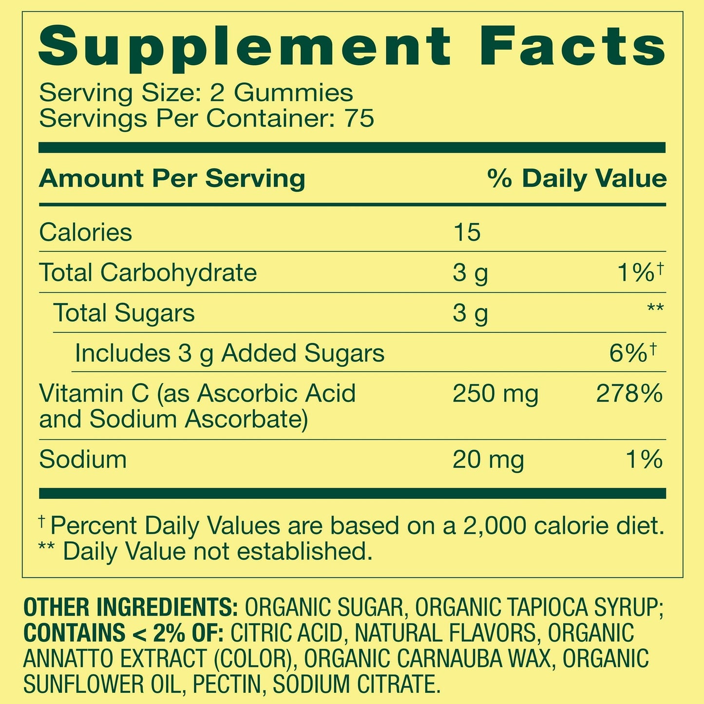 FUSION SHOP STORE Vitamin C 250mg Orange Flavor Gummies, 150 Count