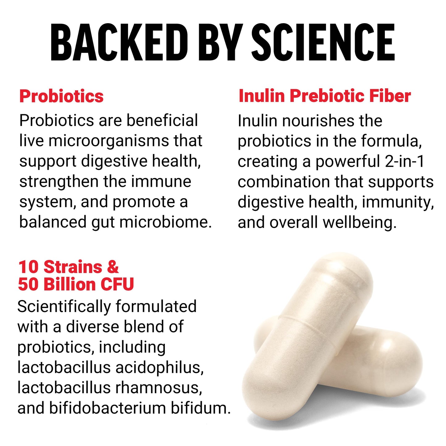 Force Factor Probiotic for Women 50 Billion CFU Capsule, 60 Count