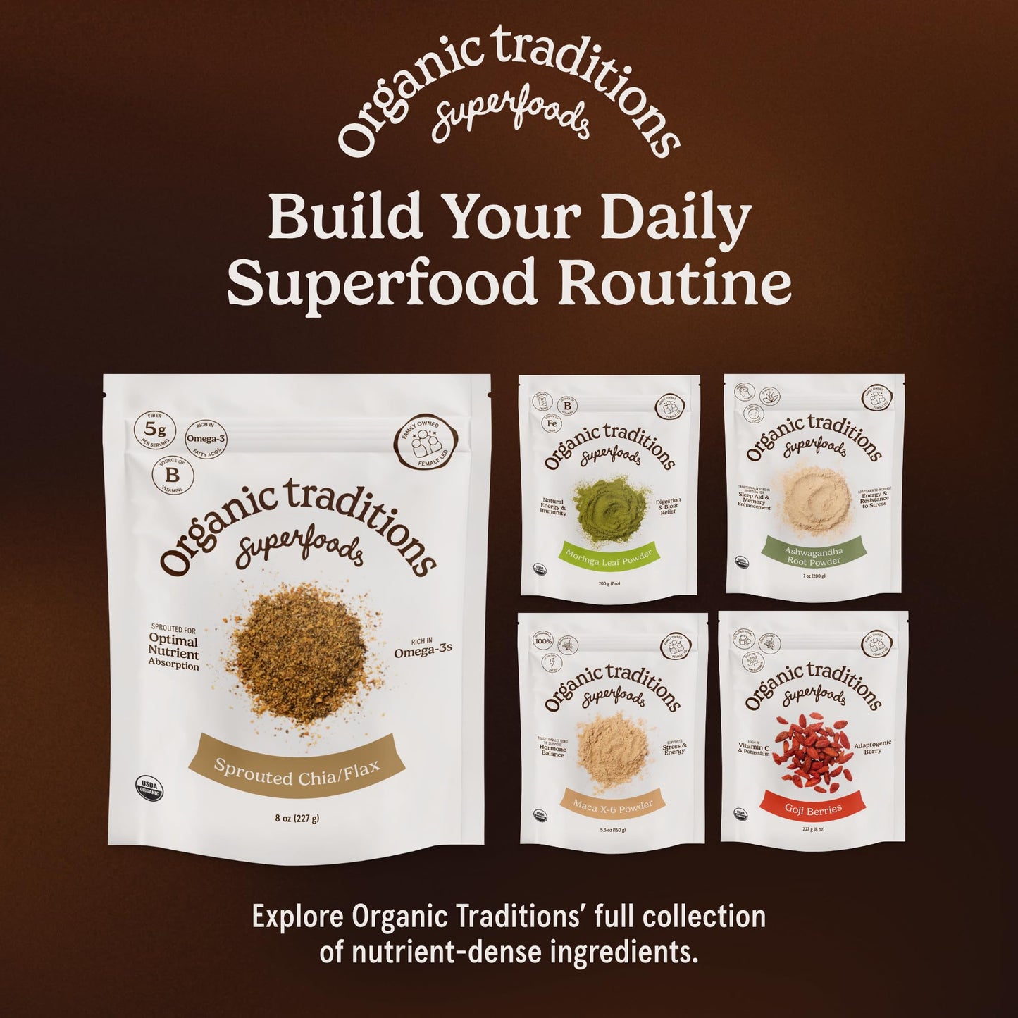 Organic Traditions Cranberry Powder and Extract Blend Powder 3.5 oz