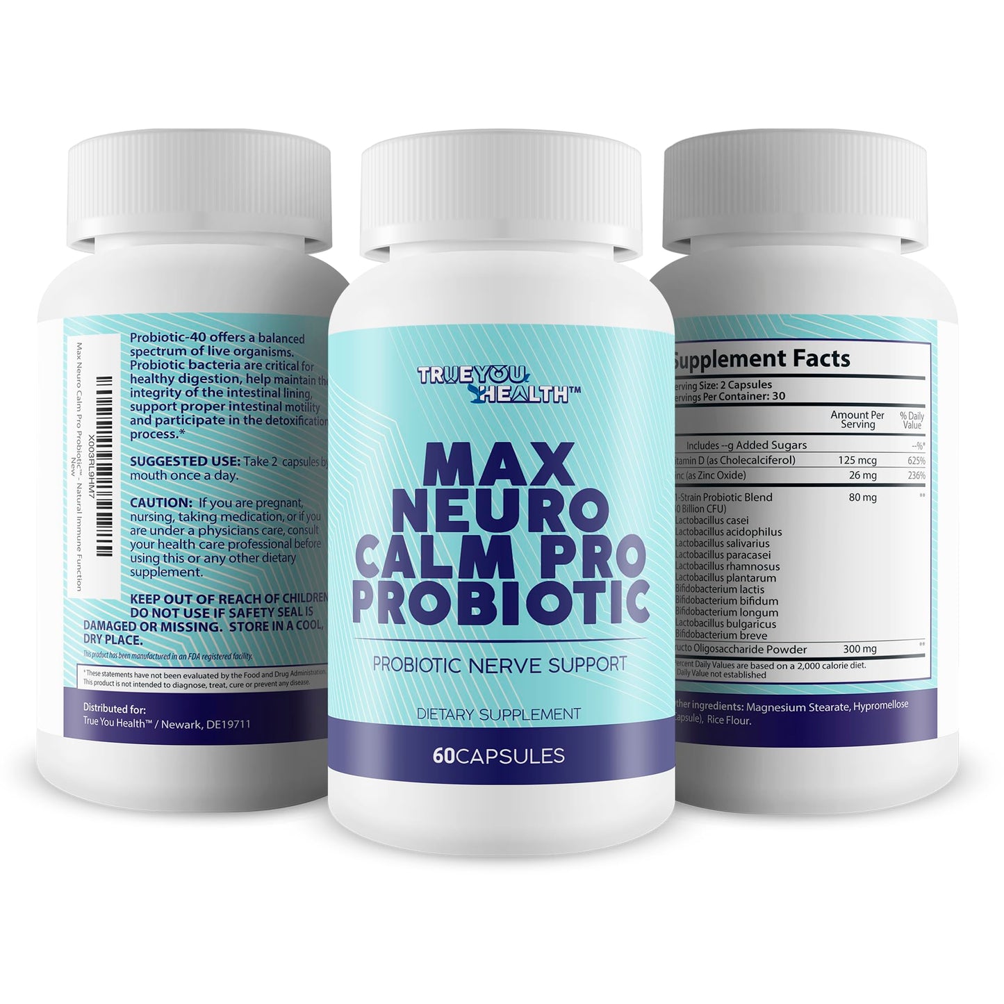 Generic Max Neuro Calm Pro Probiotic Capsule, 1 Count