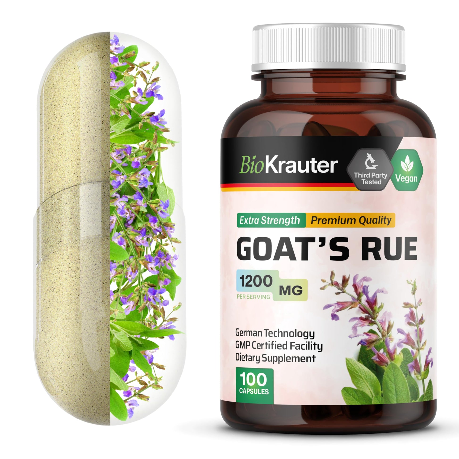 BIO KRAUTER Goats Rue for Breastfeeding 100 Capsules