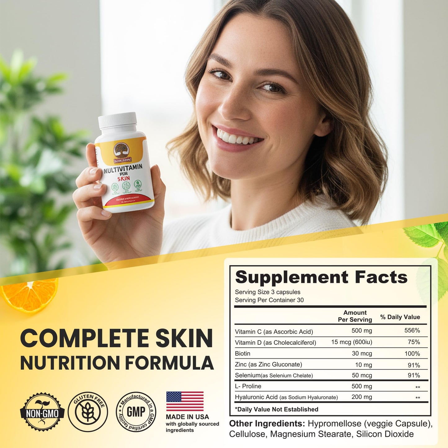 RACINE D'ARBRE Multivitamin Skin Supplement Capsule 90