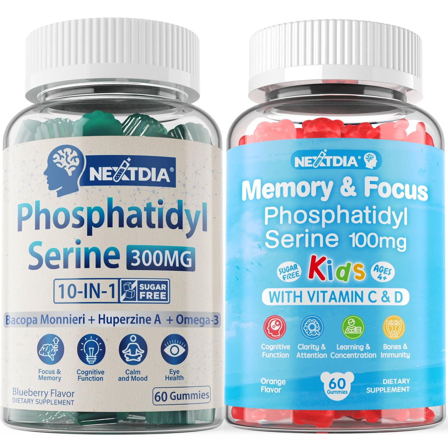 Nextdia Phosphatidylserine Gummies 180 Count