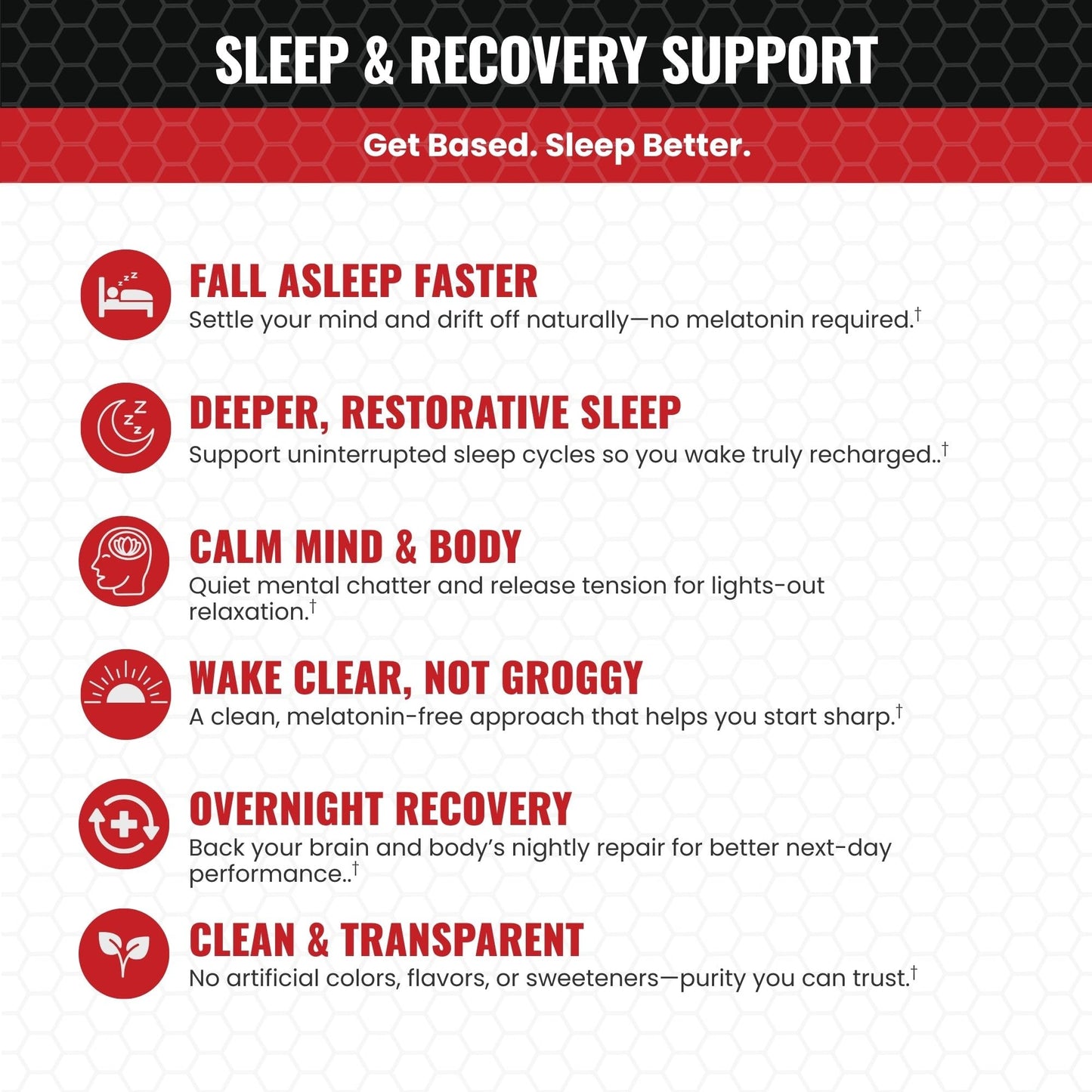 Based Vitality Sleep & Recovery Capsules, 90 Capsules