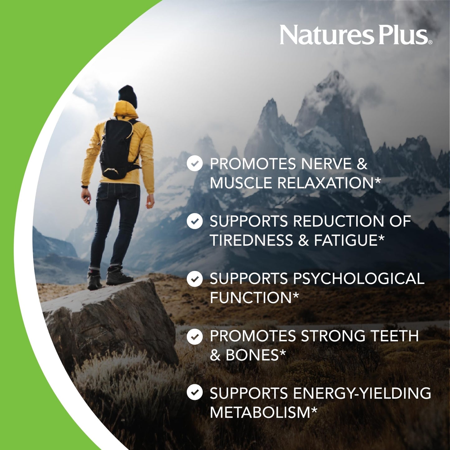 NaturesPlus KalmAssure Magnesium Chewable Orange 60 Tablets